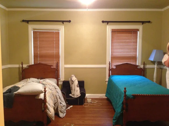 Reids room before