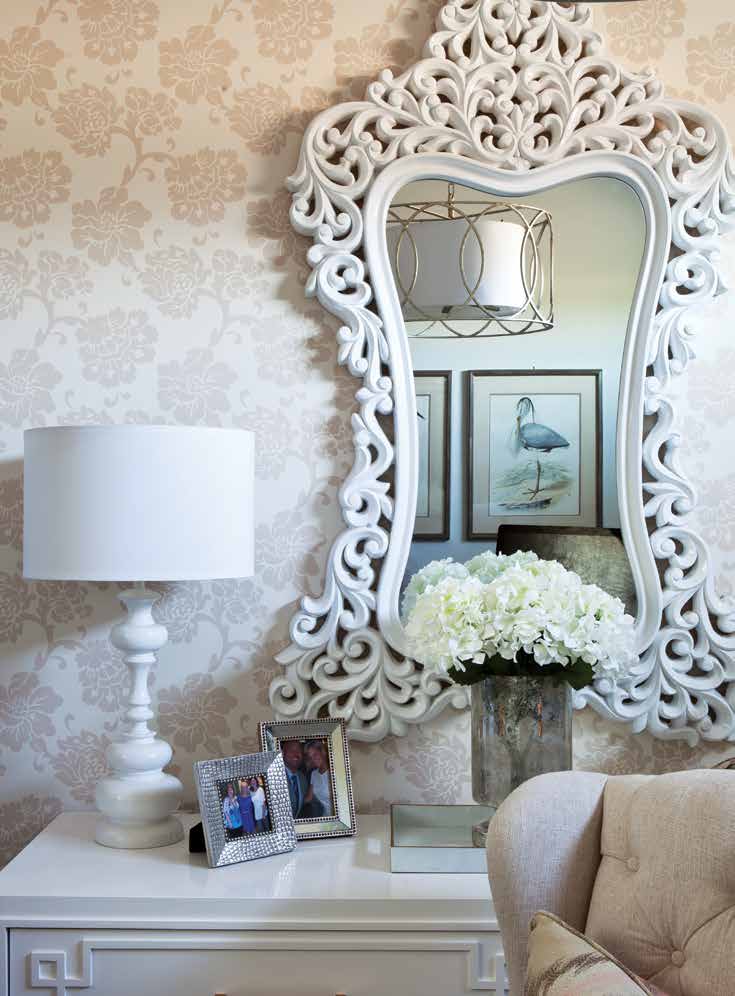 “What makes a design ‘Southern’ to us is a combination of the fabrics and a sophisticated color palette paired with elegant accessories. Together, all of these pieces support Southern charm.” —Emily Hewett