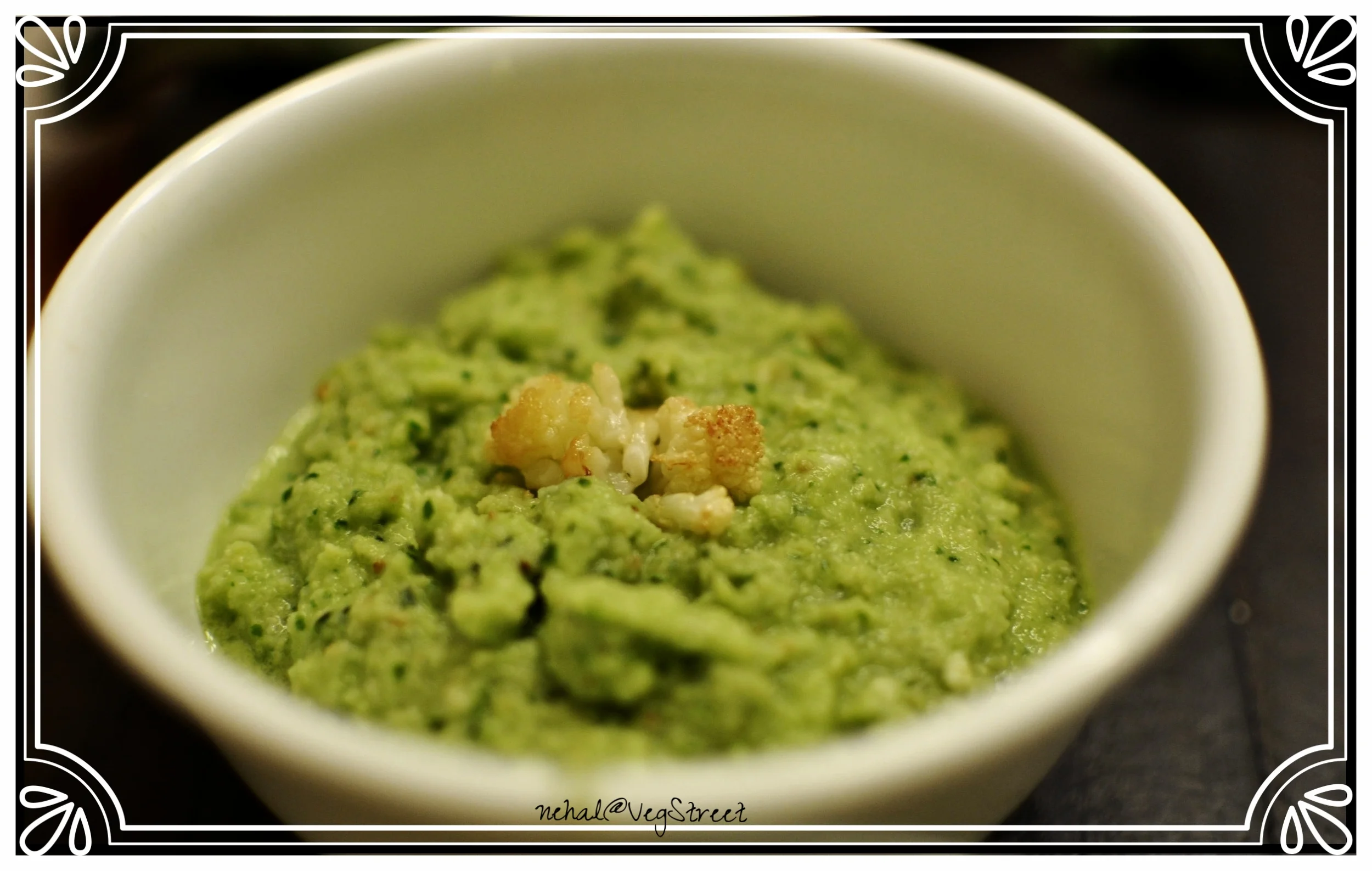 roasted cauliflower pesto