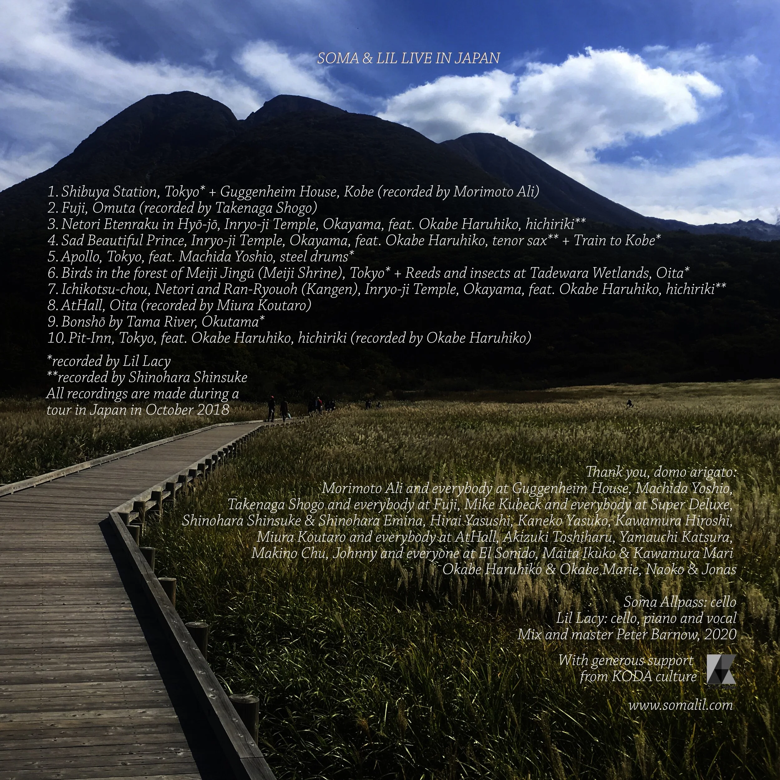 Live In Japan New Record By Soma Lil Lil Lacy Live In Japan New Record By Soma Lil Lil Lacy