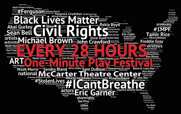 Every 28 Hours Performance and Discussion Members of Breaking Bread and the Westminster Foundation board attended the Every 28 Hours play festival at the McCarter Theatre last month. Every 28 Hours is a collection of one-minute plays that began during the Black Lives Matter Movement following Michael Brown Jr.'s death in Ferguson, Missouri. The title derives from the statistic that an African American person dies by police use of force every twenty-eight hours in the United States. We met at Nassau Presbyterian Church a week later to discuss violence, racism, and inequality in America, and what habits we can practice to work toward racial justice.