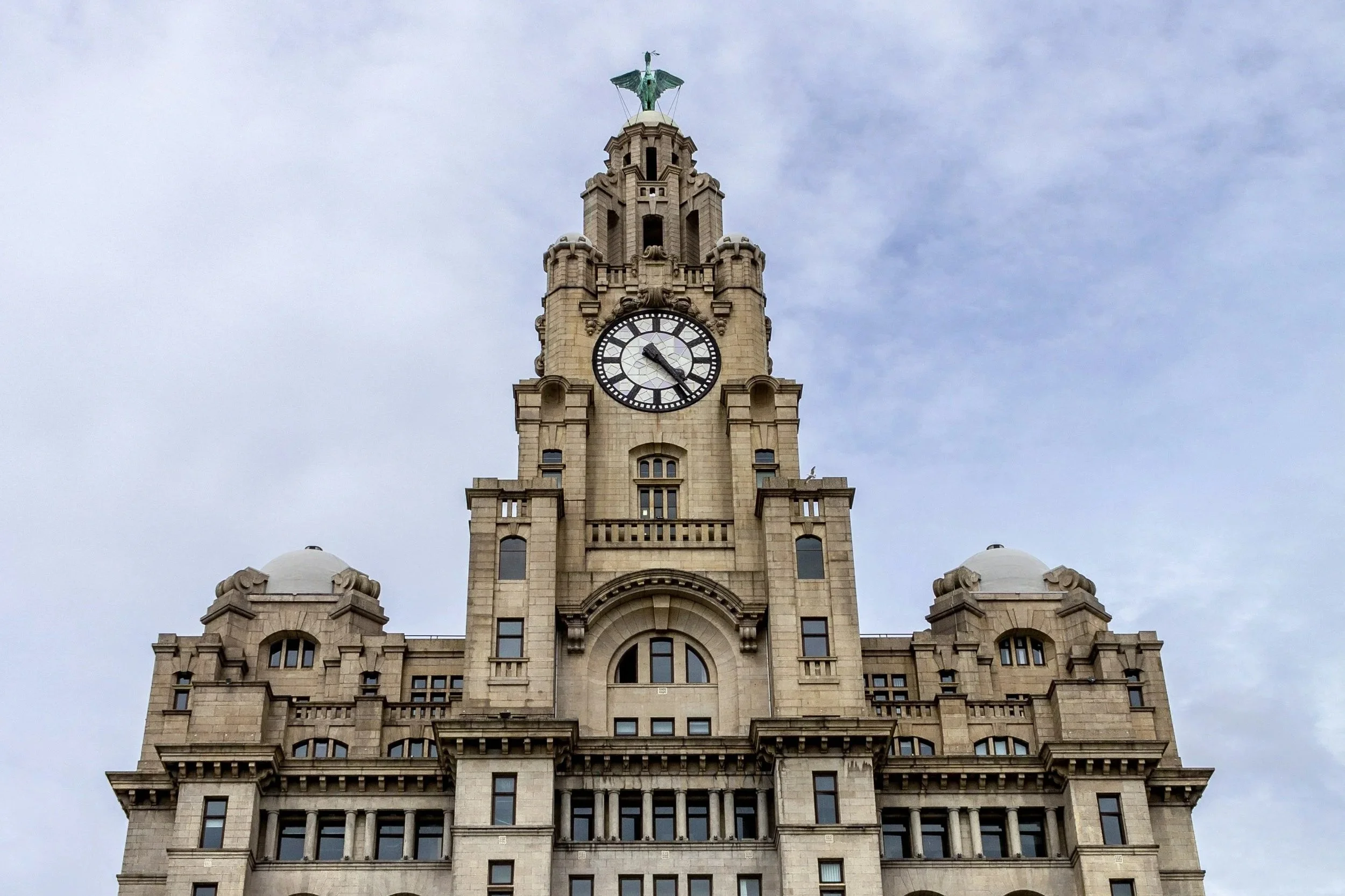 Royal Liver Building Liverpool event venue with views across the River Mersey