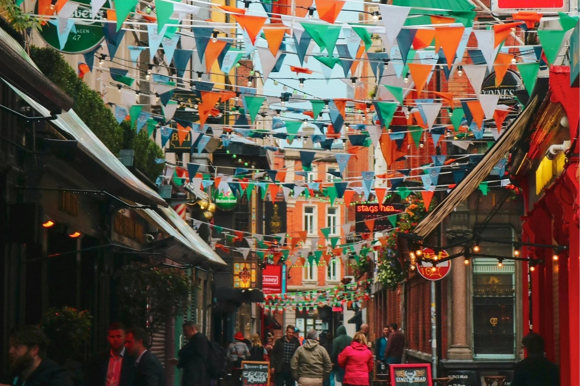 Dublin city centre skyline for corporate events and venue finding