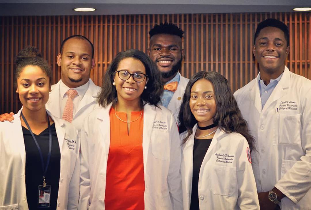 Left to Right: Karen Jeoffroy, Johnothan Smileye, Lysa Auguste, Bernard Ndedi, Bussy Awosanya and Ricky Altema