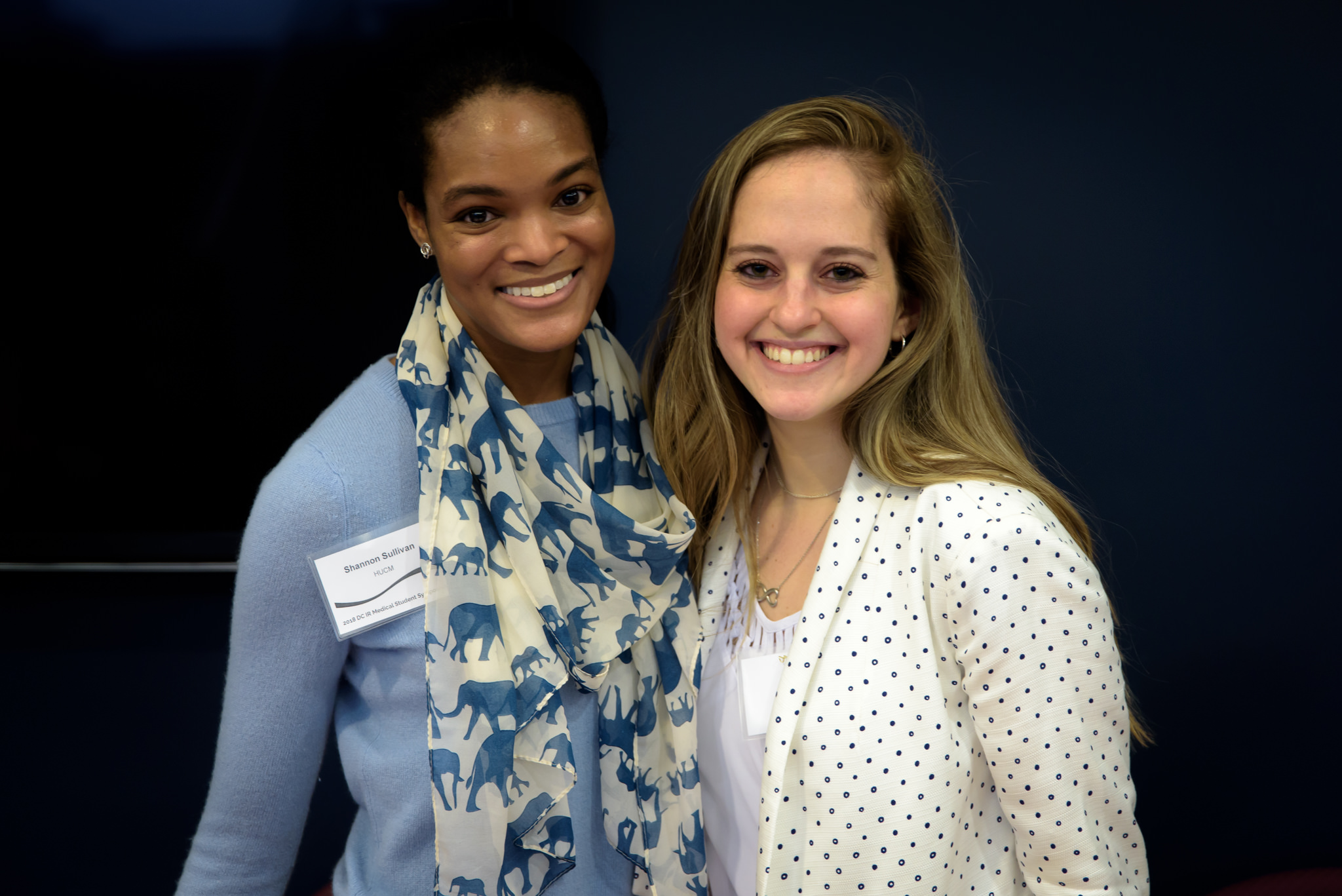 Symposium Planning Committee Members: Shannon Sullivan (left, HUCM) and Michal Ad (right, Georgetown)