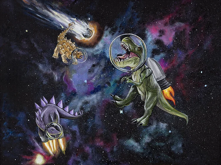 Dinosaurs in Space