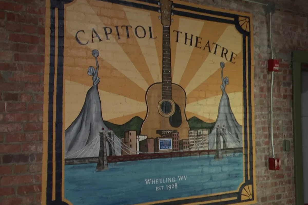 Capitol Mural by IKAROS ART unveiling- news coverage by WTRV 7