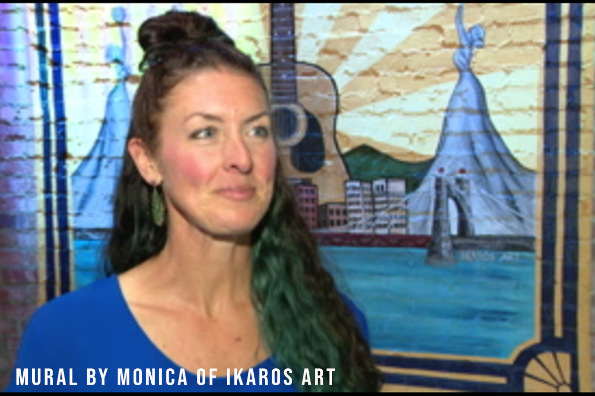 WTOV 9- Capitol Mural by IKAROS ART unveiling