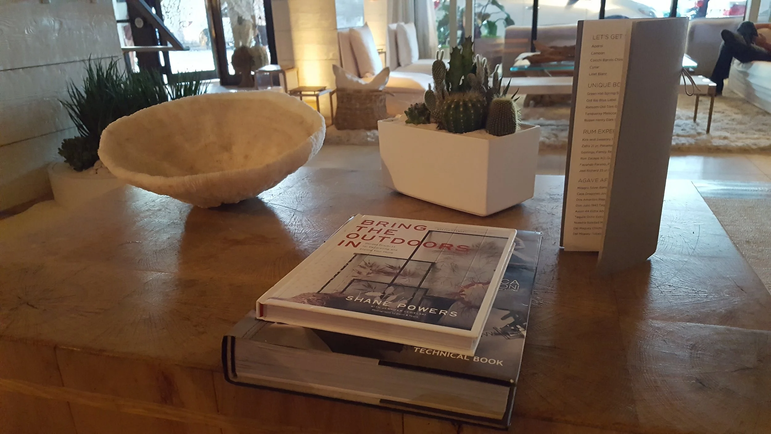 Love the plant life and wood details throughout the hotel