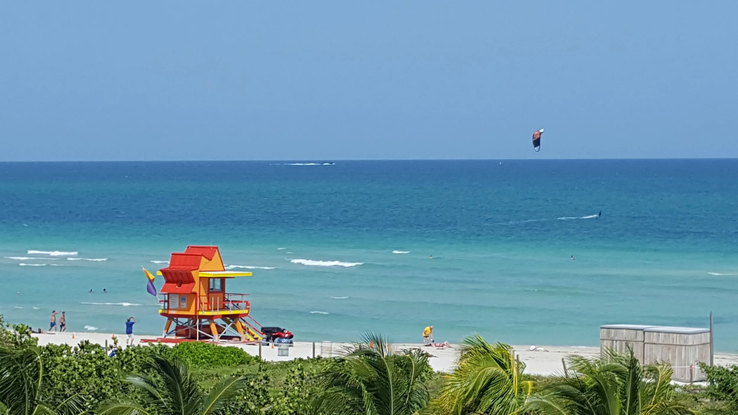 Miami Beach as seen from our hotel