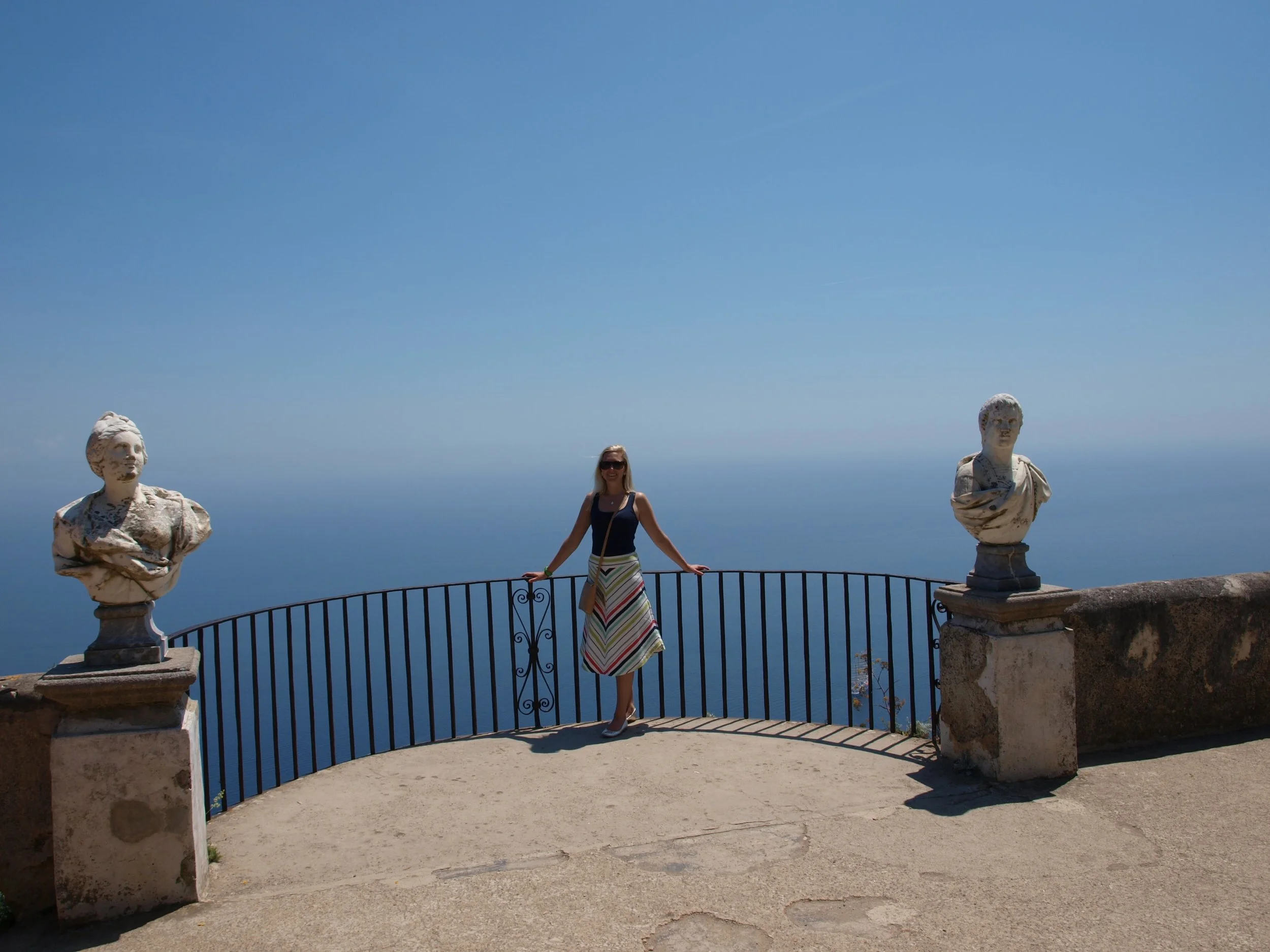 The Terrace of the Gods at Villa Cimbrone 