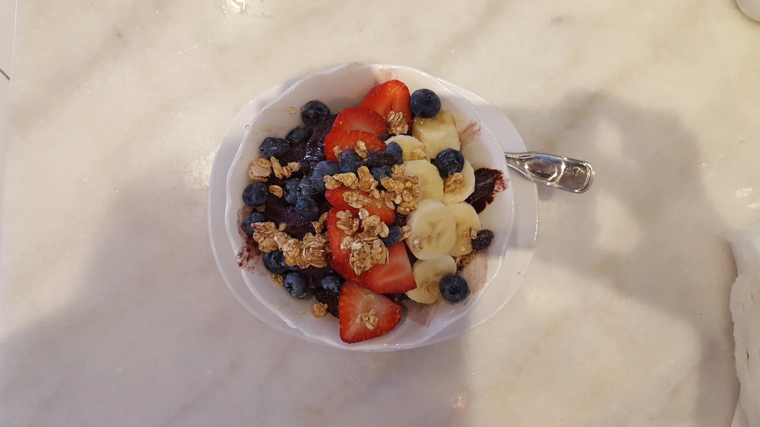 A refreshing açai bowl at Shepherd Artisan Coffee