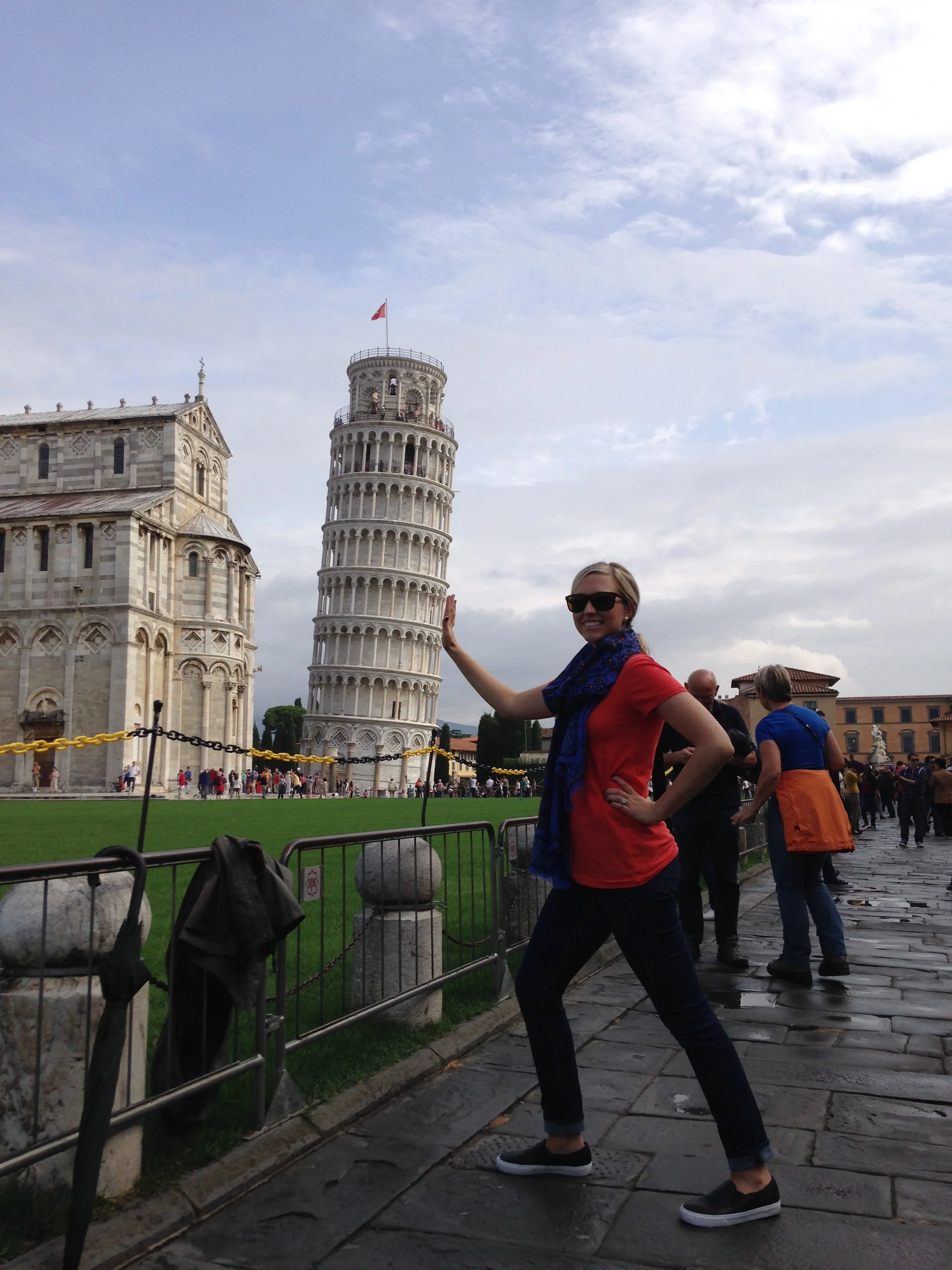 An obligatory picture with the Leaning Tower