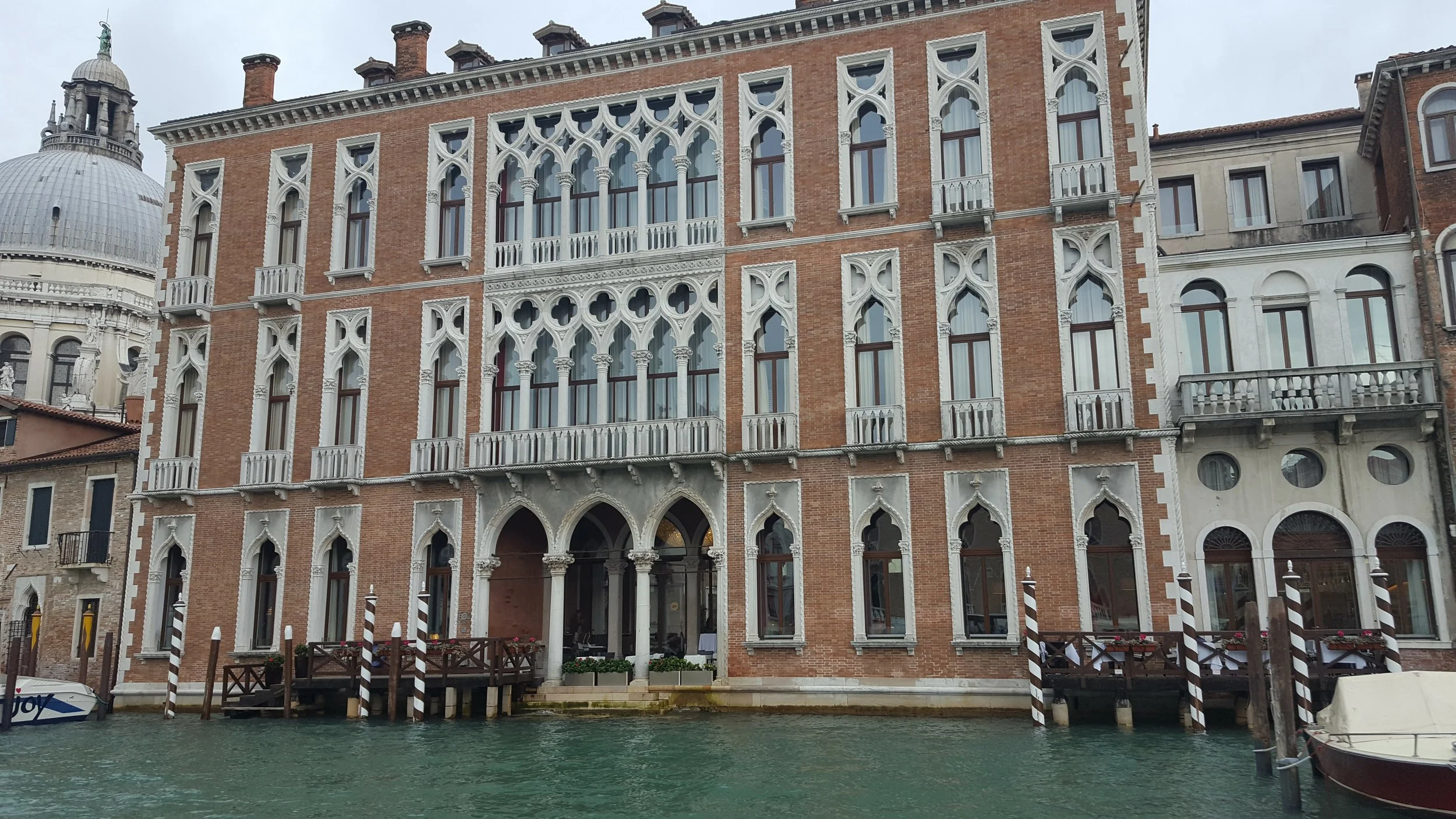 Ornate buildings along the Grand Canal