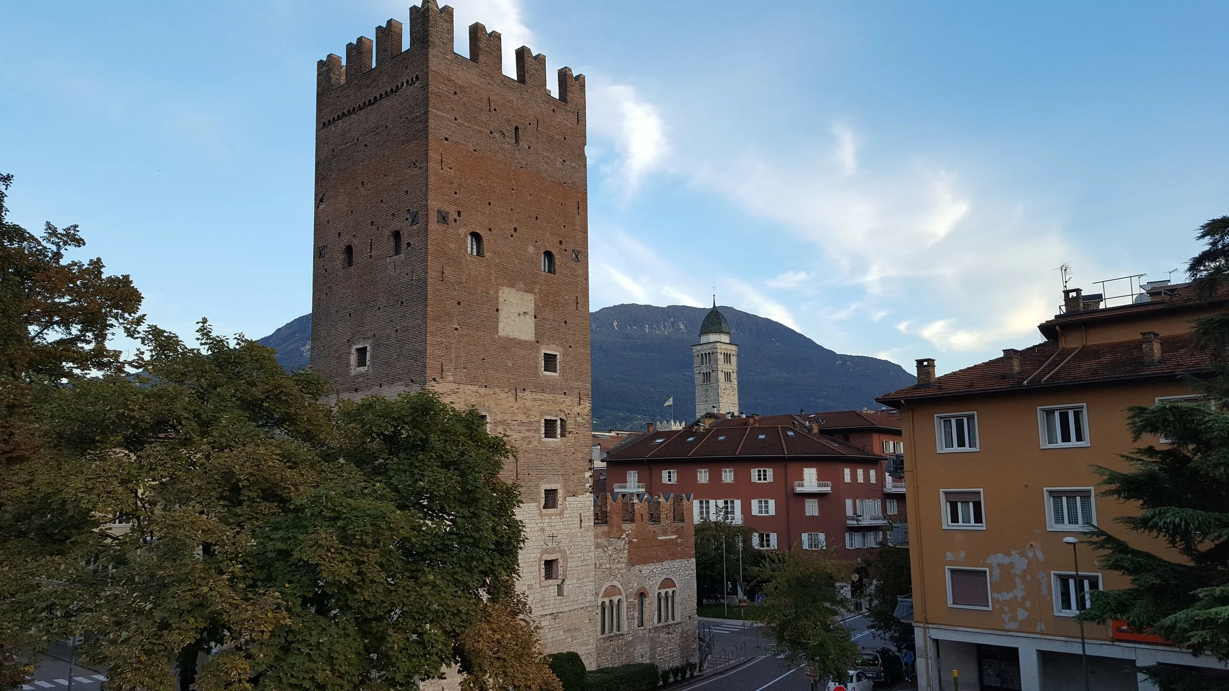 The medieval city of Trento