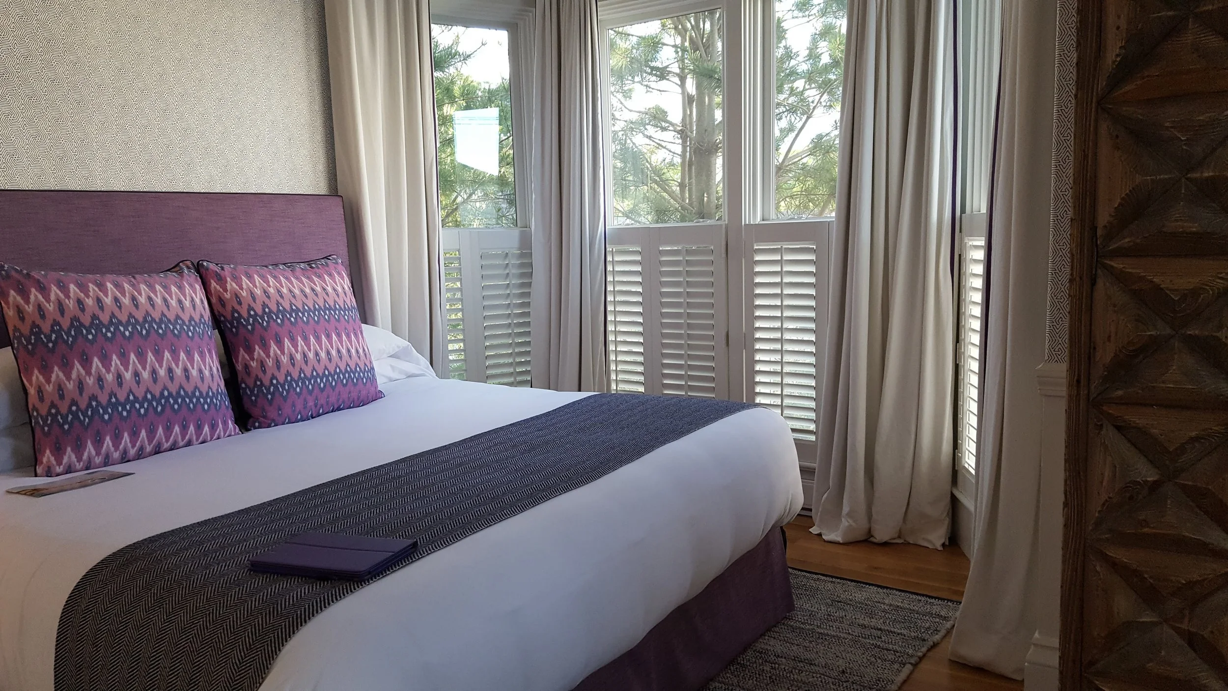 Our cozy room at the Christopher