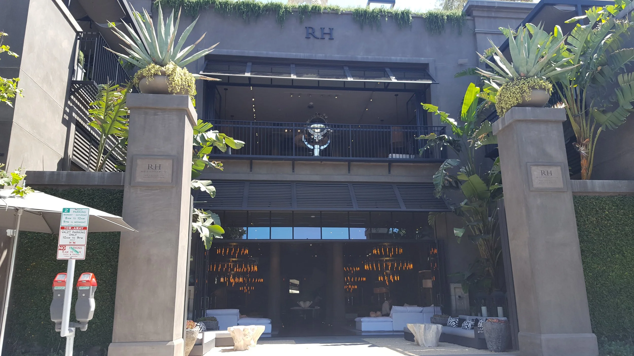 In LA, even the Restoration Hardware is beautiful