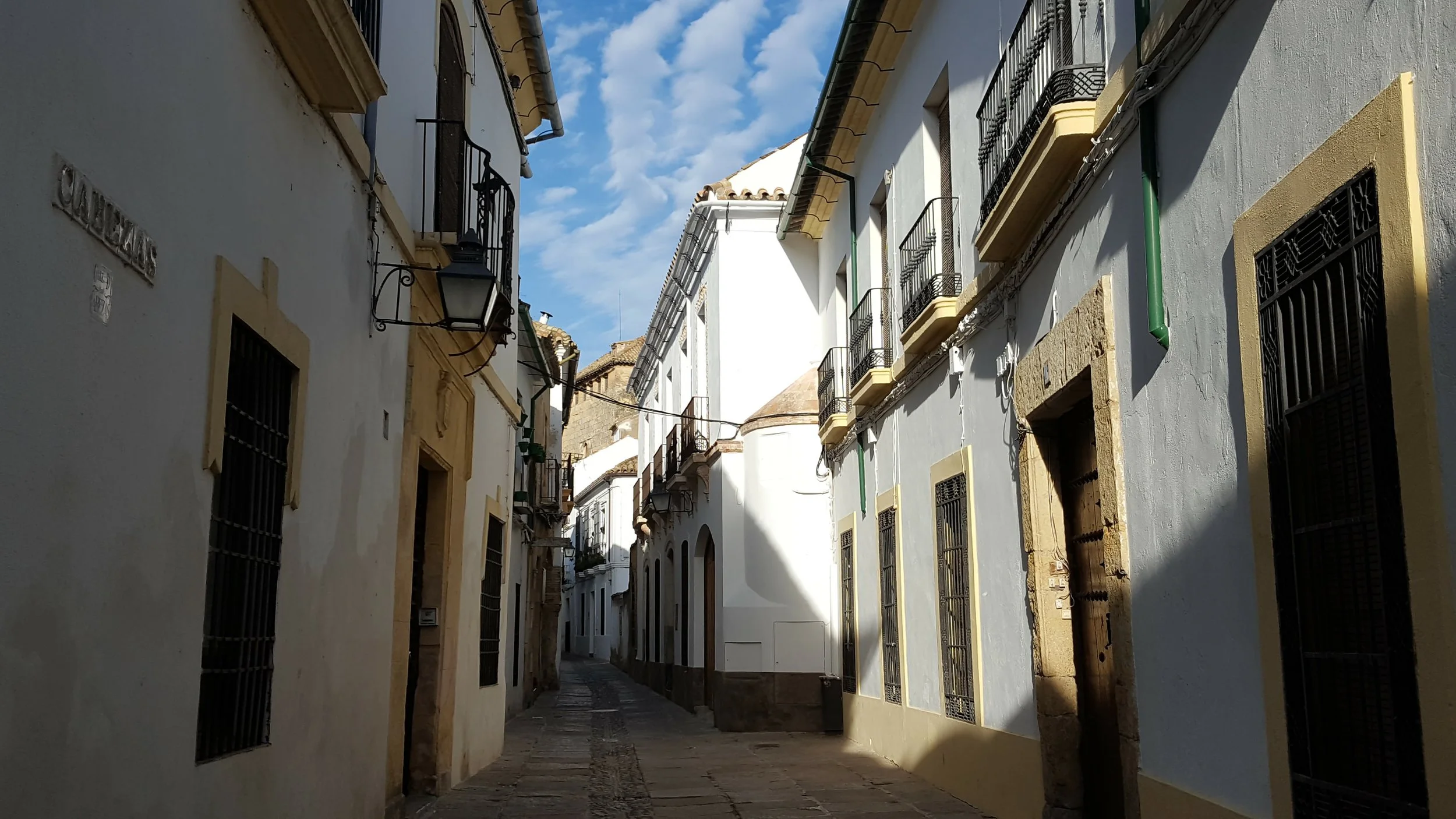 Narrow streets of La Judería in Córdoba