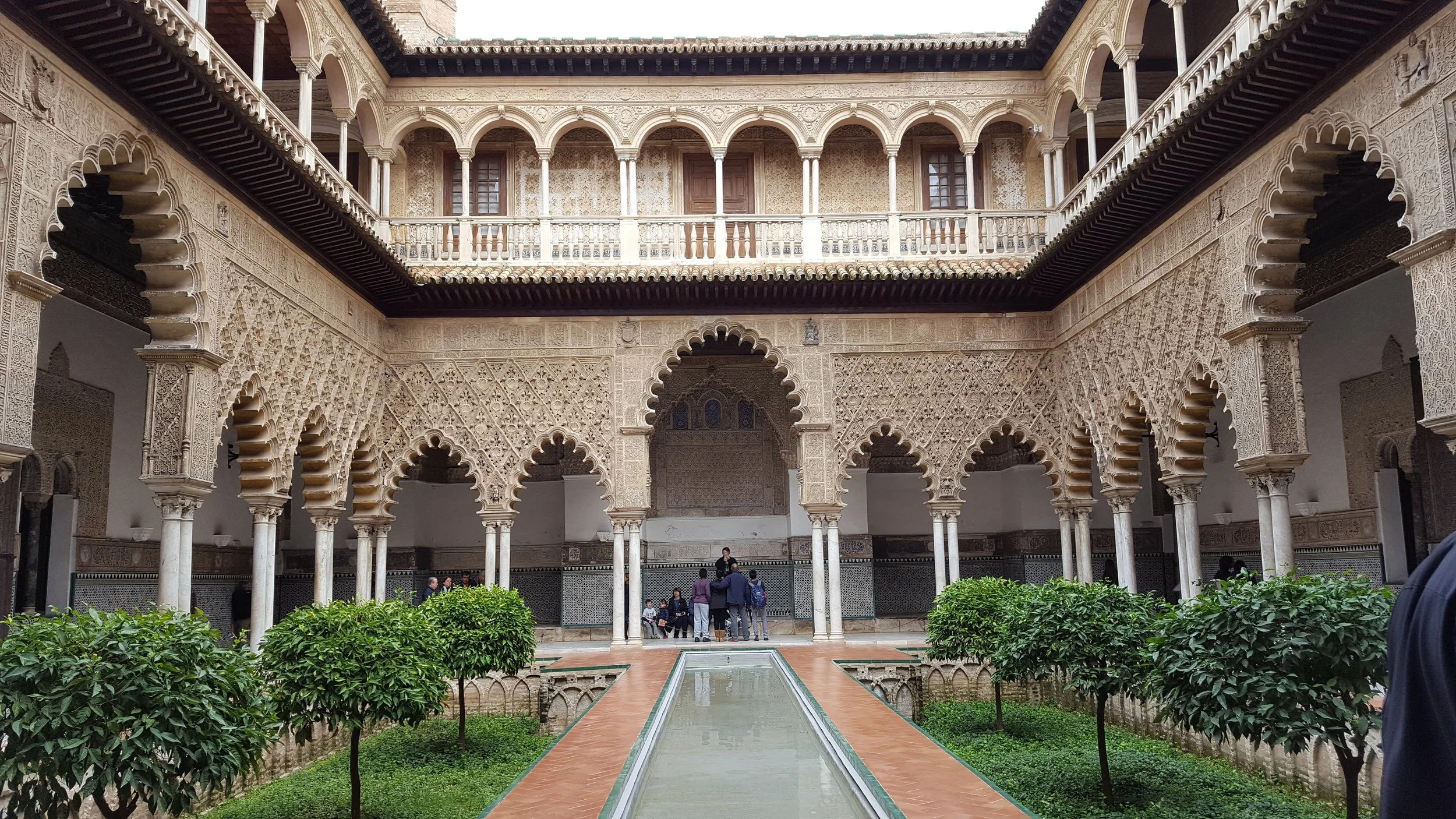 Another beautiful courtyard in the Alcázar