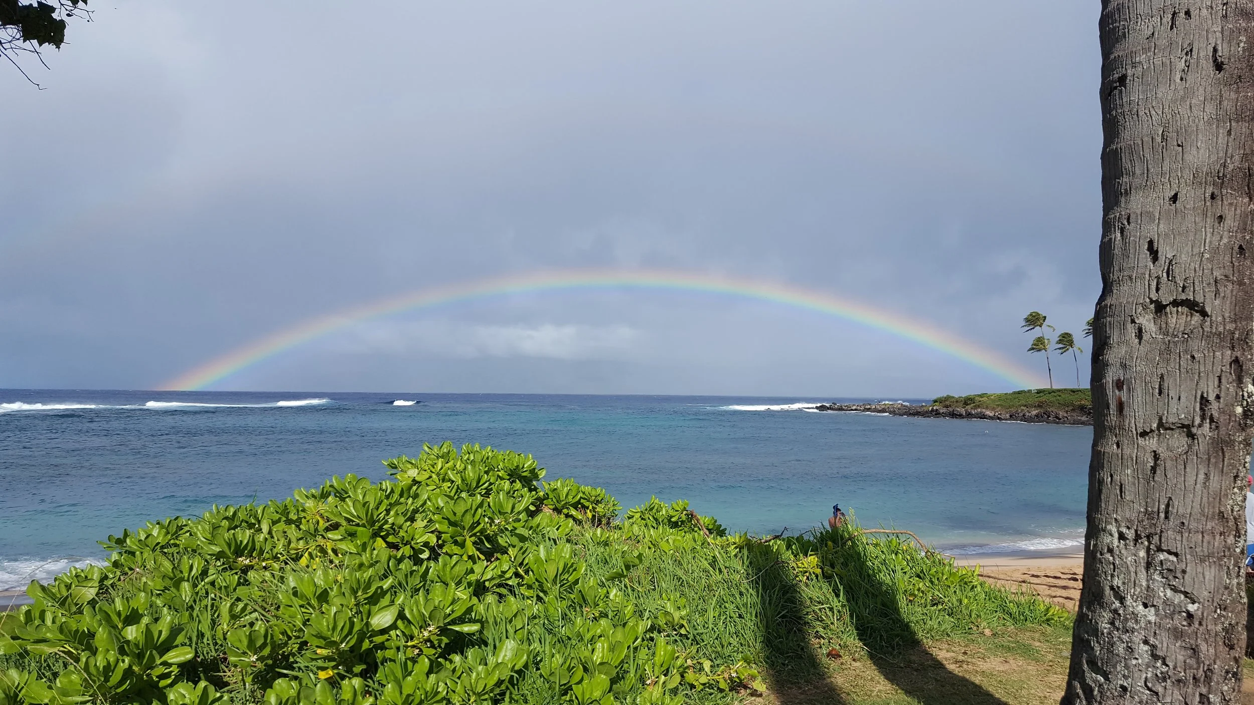 Rainbows are a regular occurrence in Kapalua