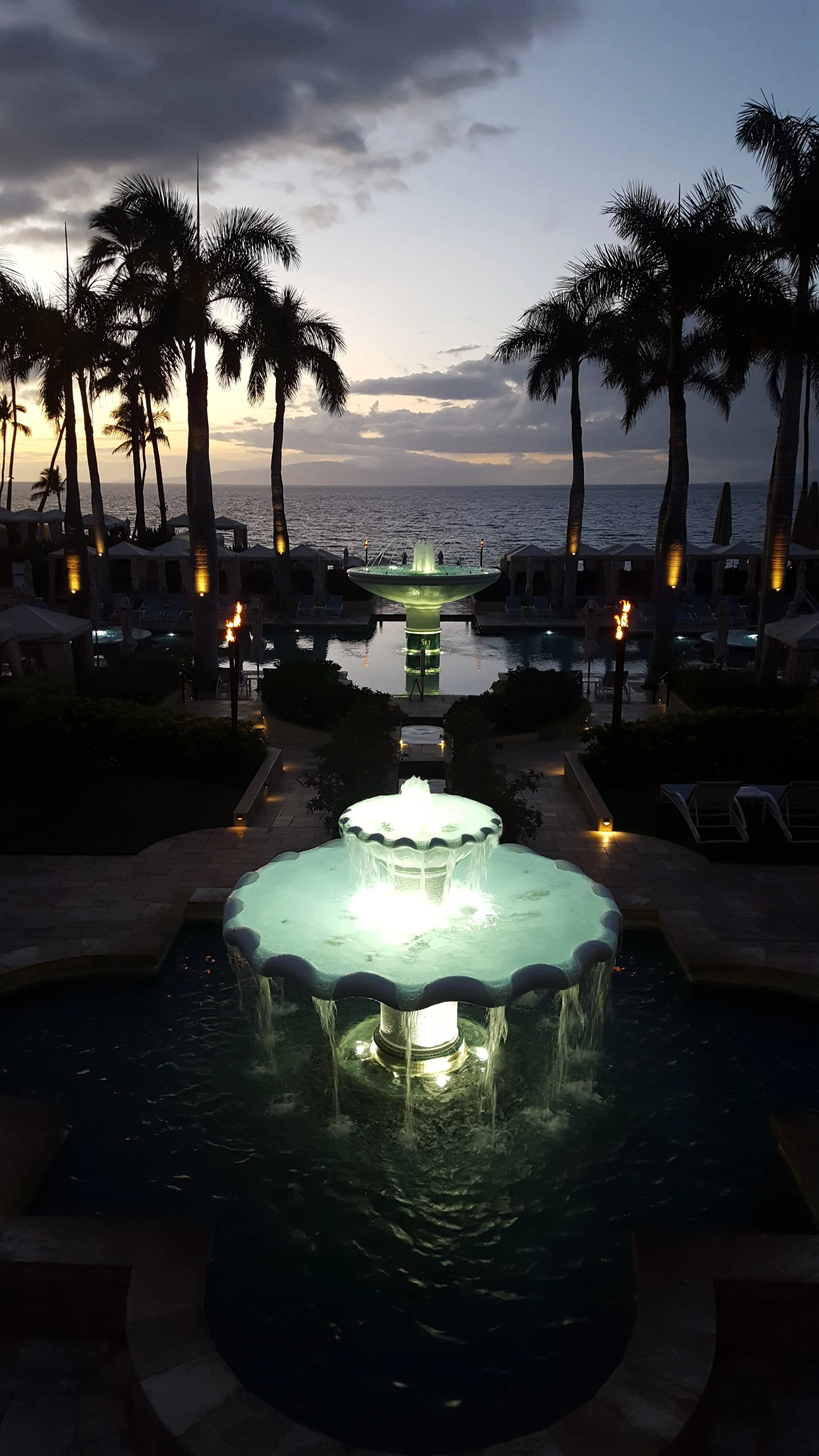 Four Seasons Wailea by night