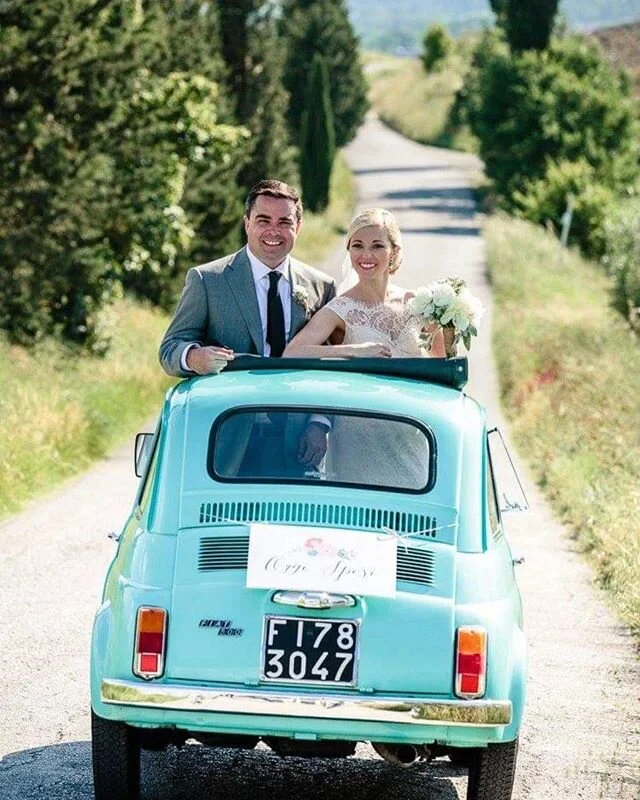 🌟5🌟
.
Happy Anniversary to us 😘! Wish we could be back in Tuscany 🇮🇹 celebrating today but someone is happy we are home celebrating with him instead 🐶
.
@orangecrizzush #ourtuscanwedding #fiat #tuscany #italianweddings #destinationwedding #ital