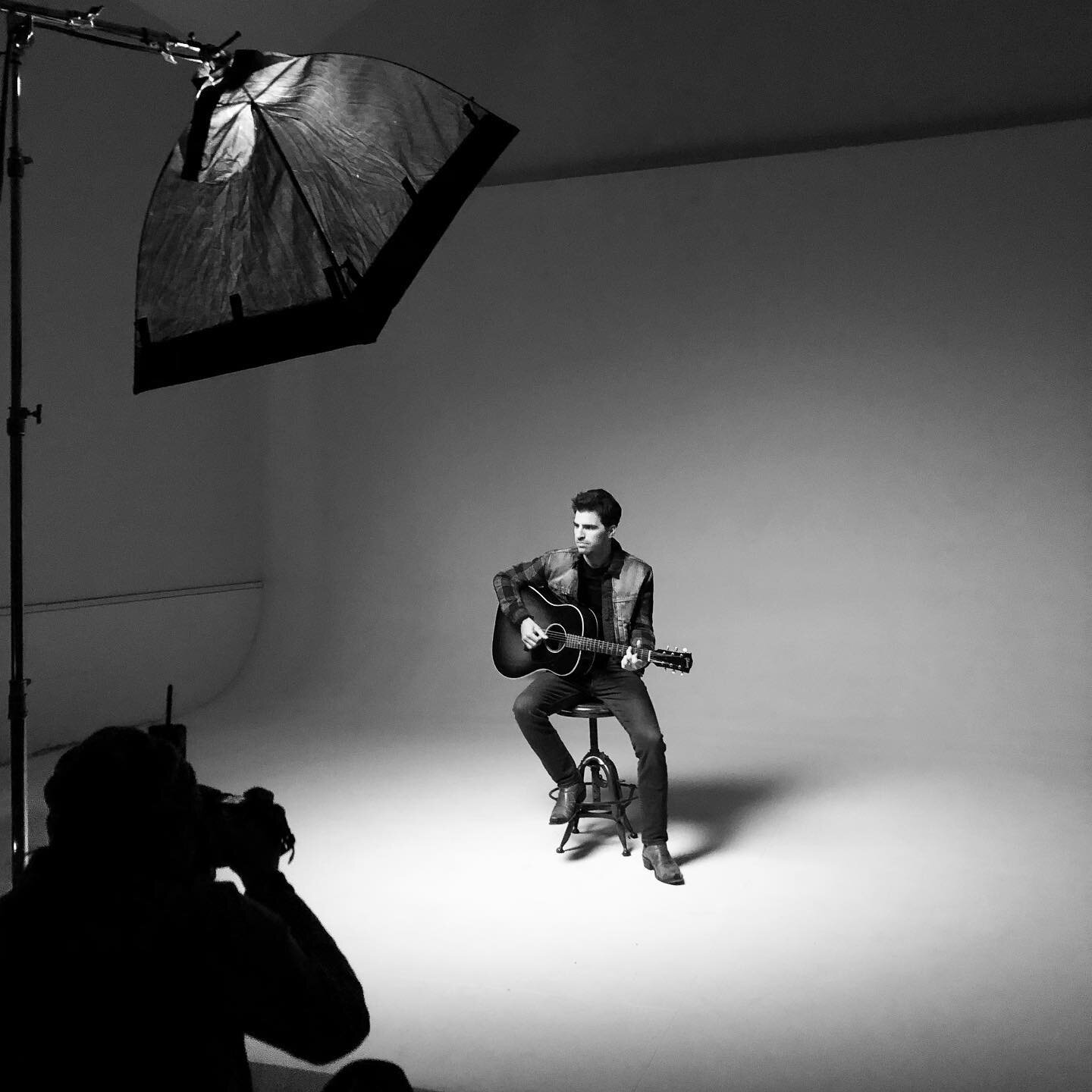 Our very own @mitch_rossell in the studio with the talented @robbysphotos capturing some magic today!