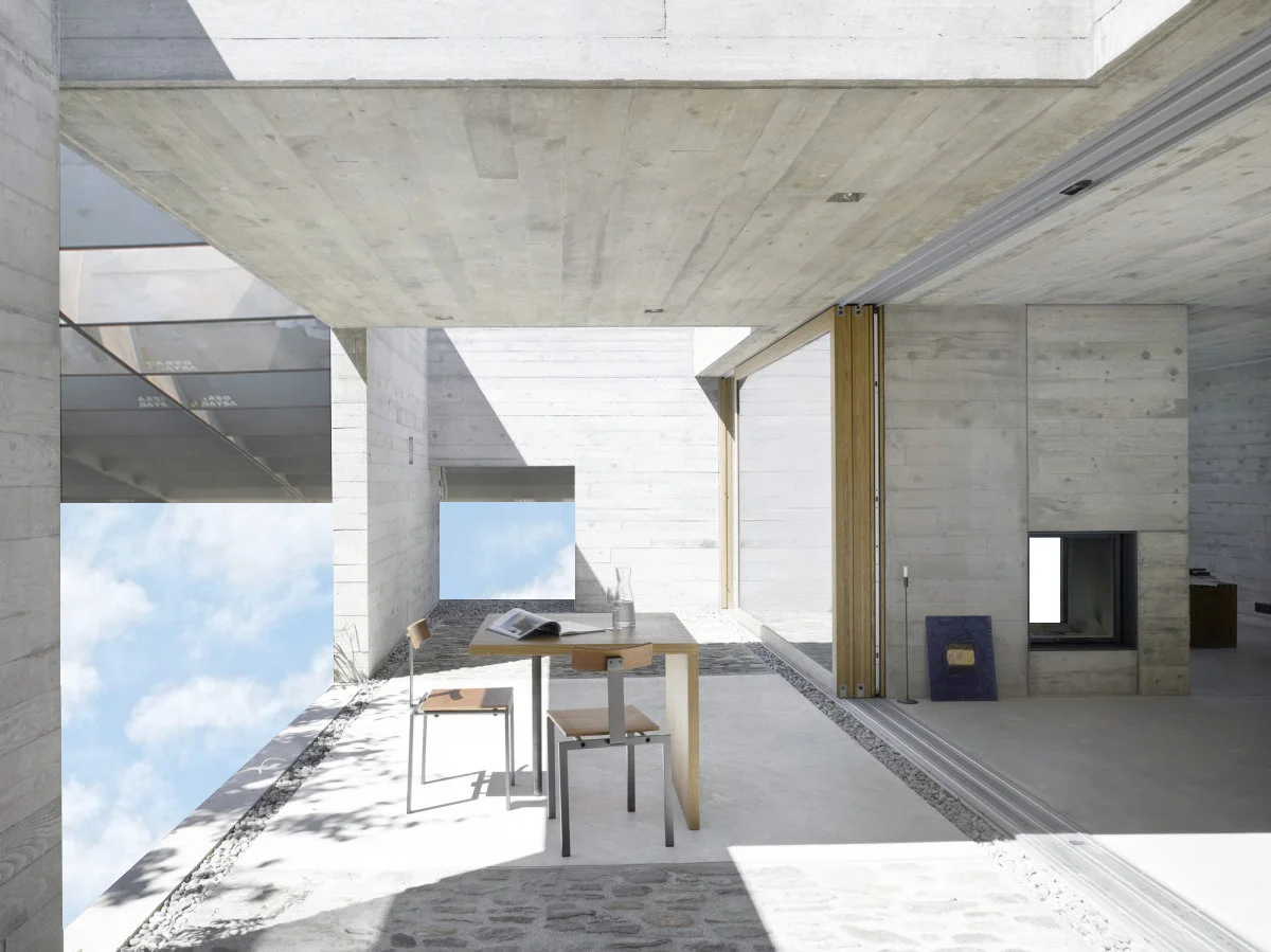 Sunken villa perspective