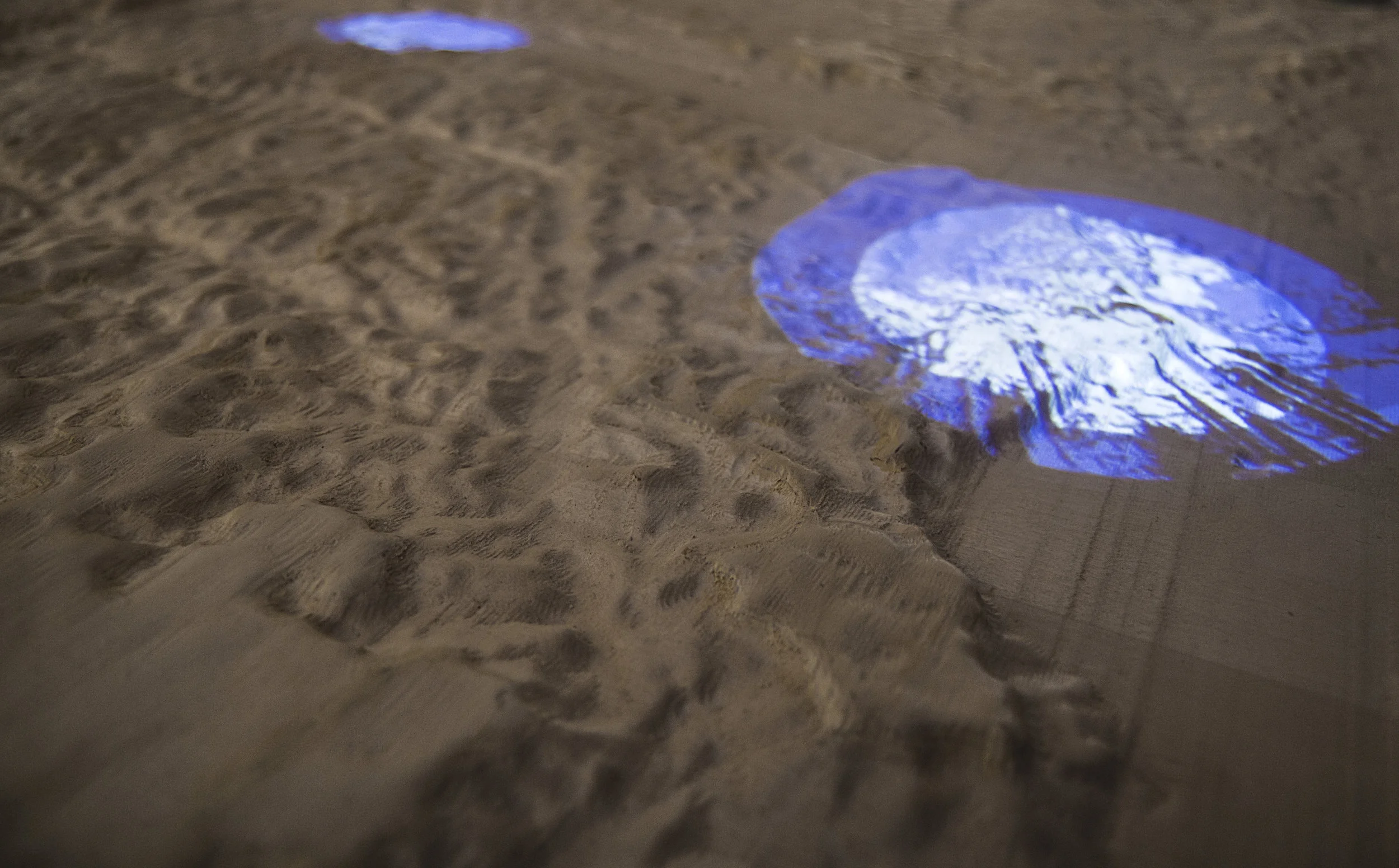 RF propagation projected onto 1:30,000 milled model