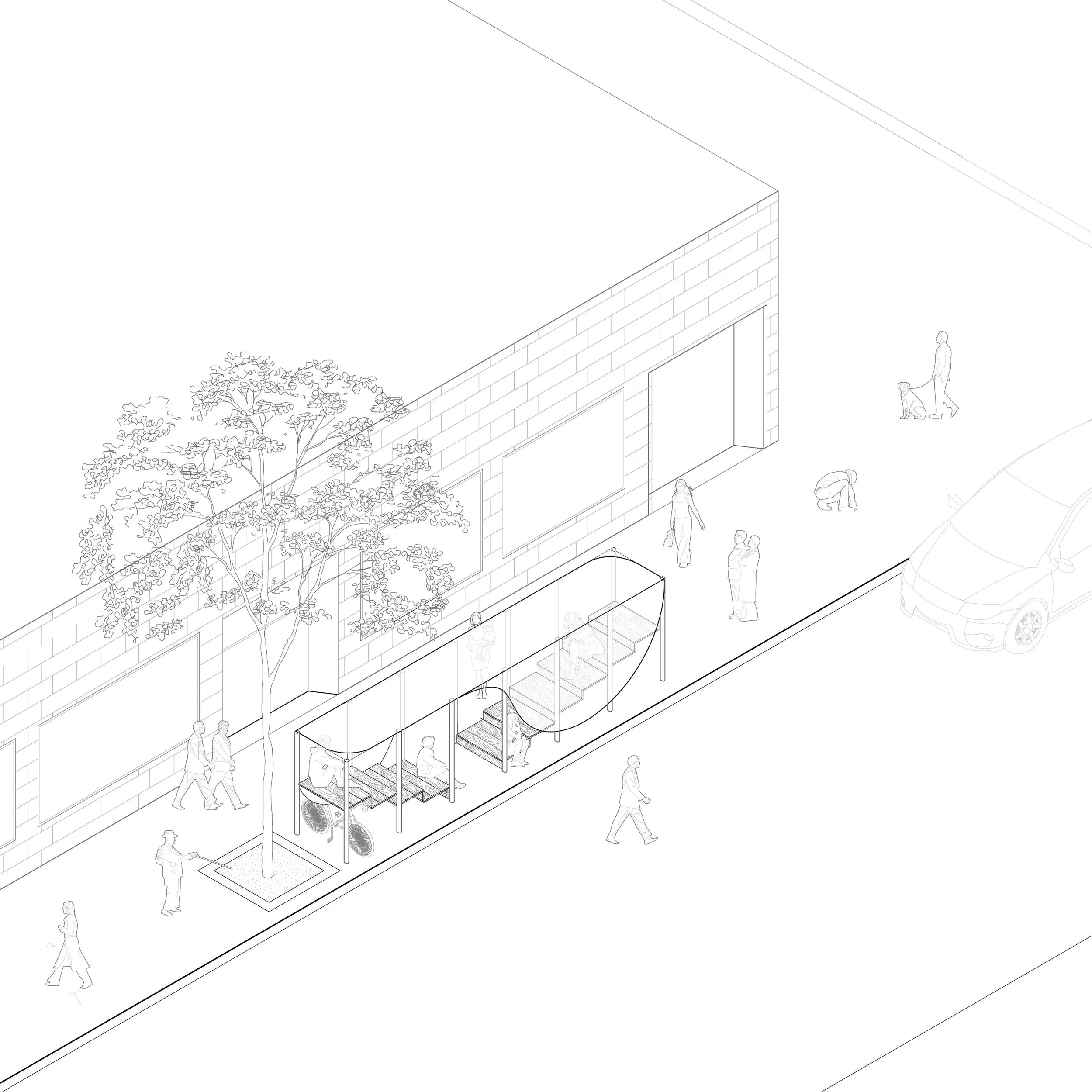 Axonometric drawing