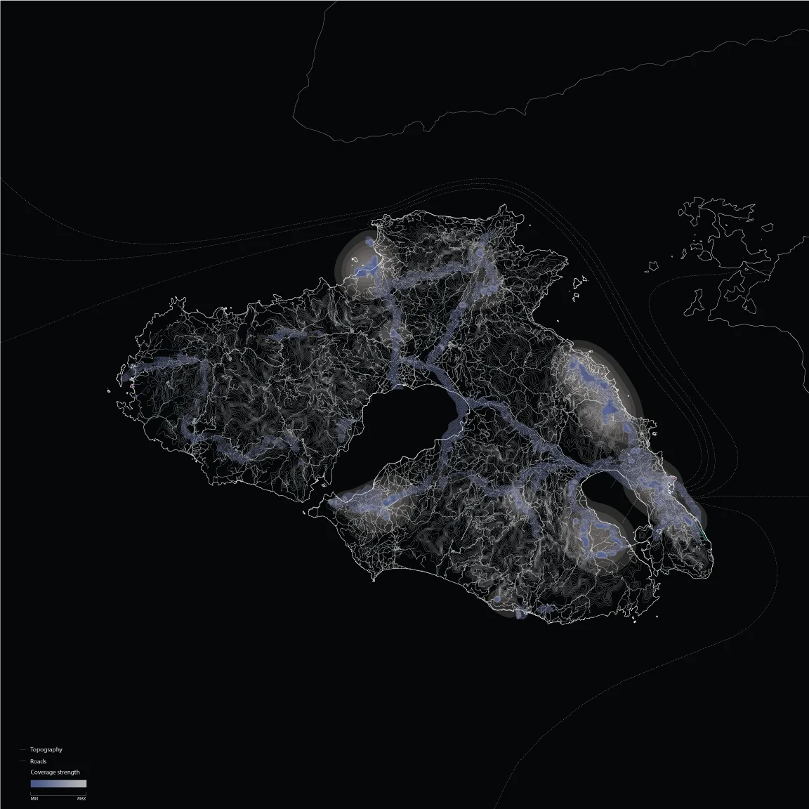Cellular coverage in Lesvos, Greece | 2017