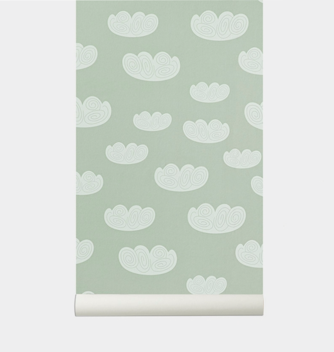 Ferm Living Clouds wallpaper