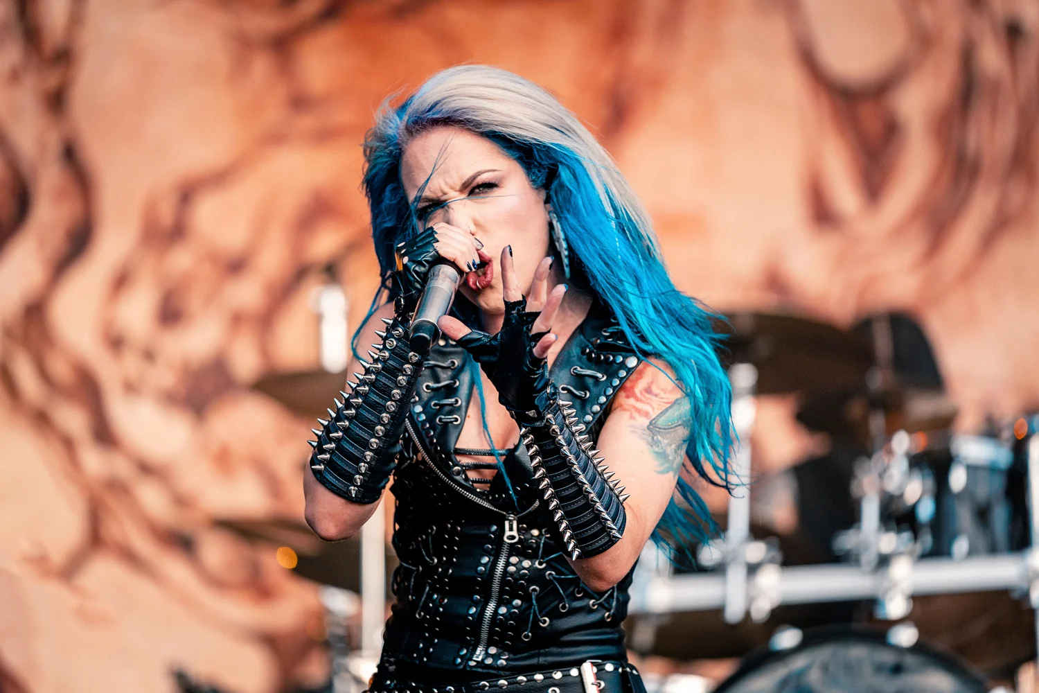 REBELPIX - Sami Turunen Photography / Arch Enemy - Alyssa White-Gluz @ Tuska Festival, Suvilahti, Helsinki