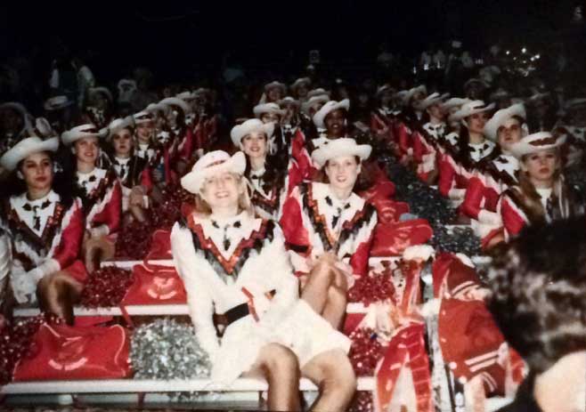 The Sundancers drill team in 1993.