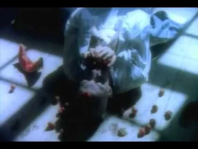 A dark turn in the “Mr. Vain” music video where the hedonistic fruit orgy turns almost cannibalistic.