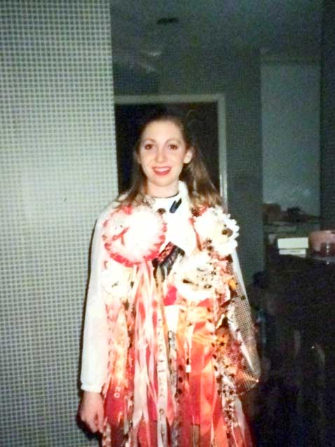 The minimum number of homecoming mums one must sport in Texas to keep up the ruse that they might be popular, which I wasn’t—evidenced by the fact that I had to make three of these myself (an anathema! they must be gifted!) and had numerous glue gun scars on my hands to show for it.