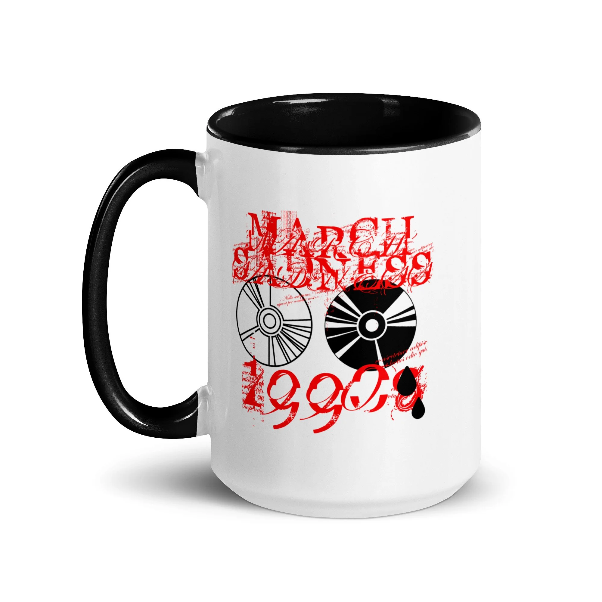 March Sadness 90s Edition Ceramic Mug with Color Inside