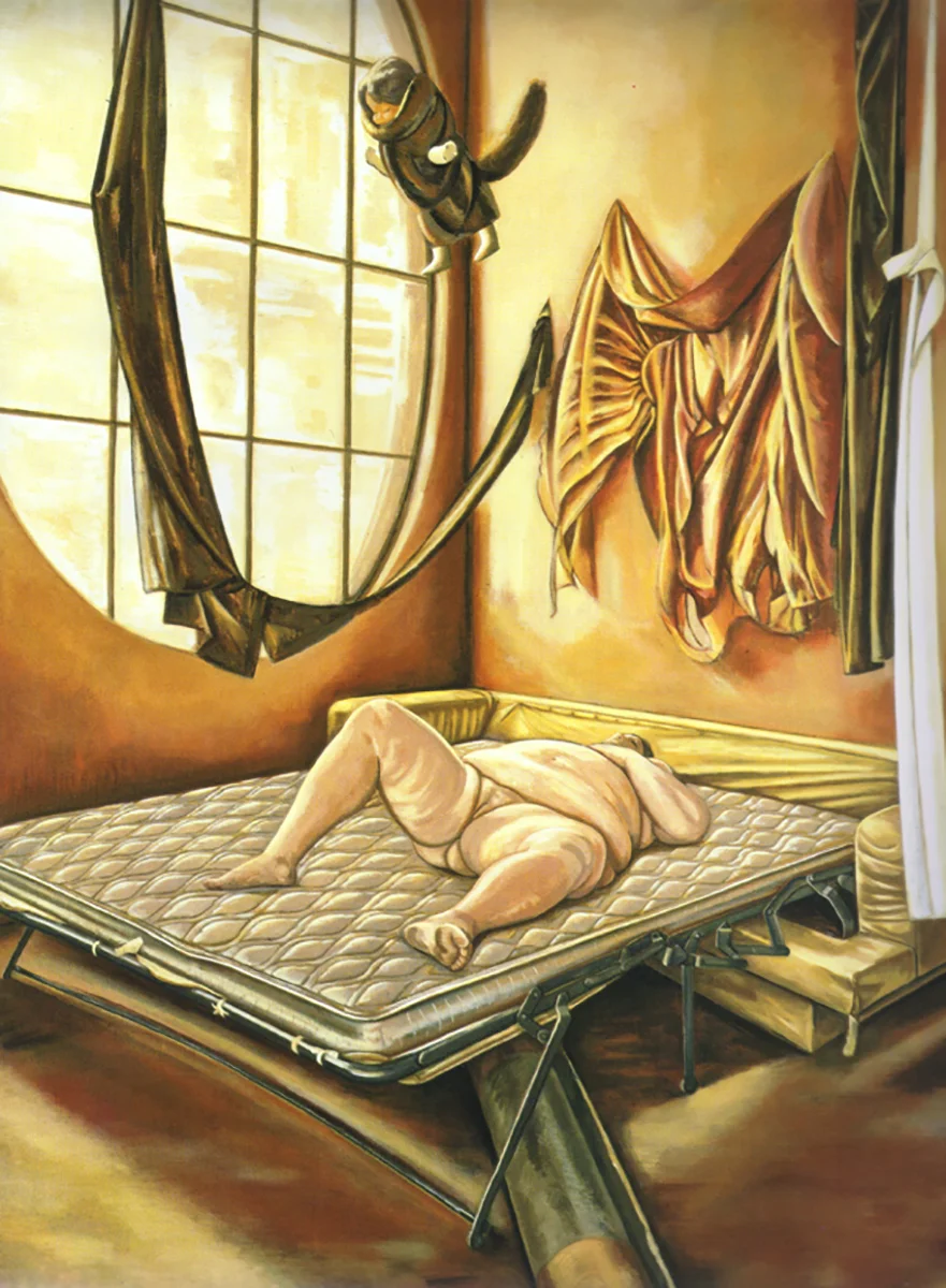 Study for The Bedroom 2000 Oil on canvas 38 x 46 inches