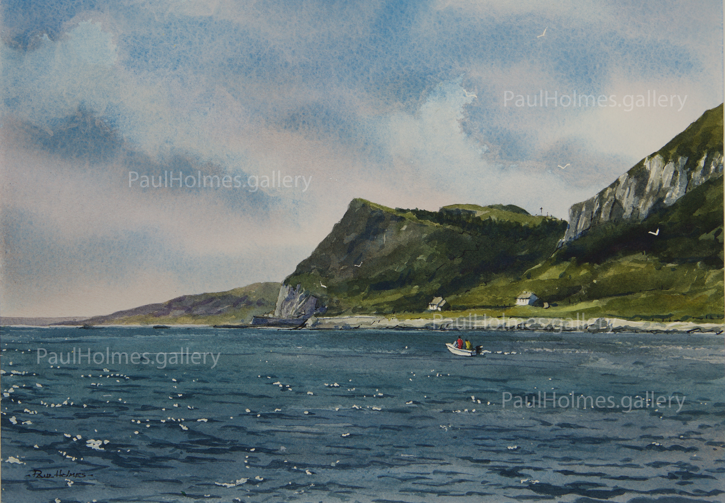 SPARKLING WATER GARRON POINT, Antrim coast