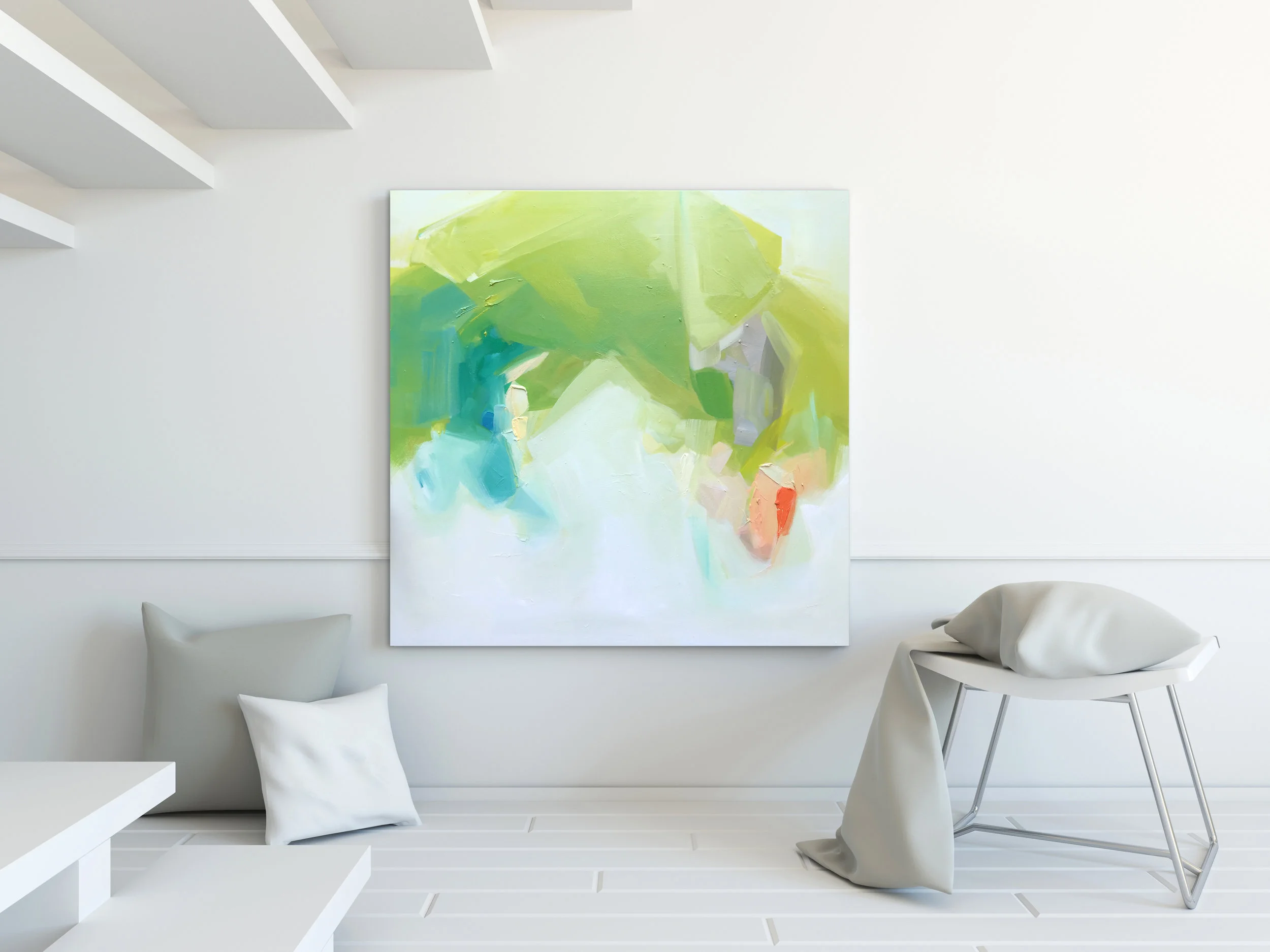 room.hillary.Butler.abstract.art.Olivia.Newtwon.John.Honestly.Loves.You.36x36.jpg