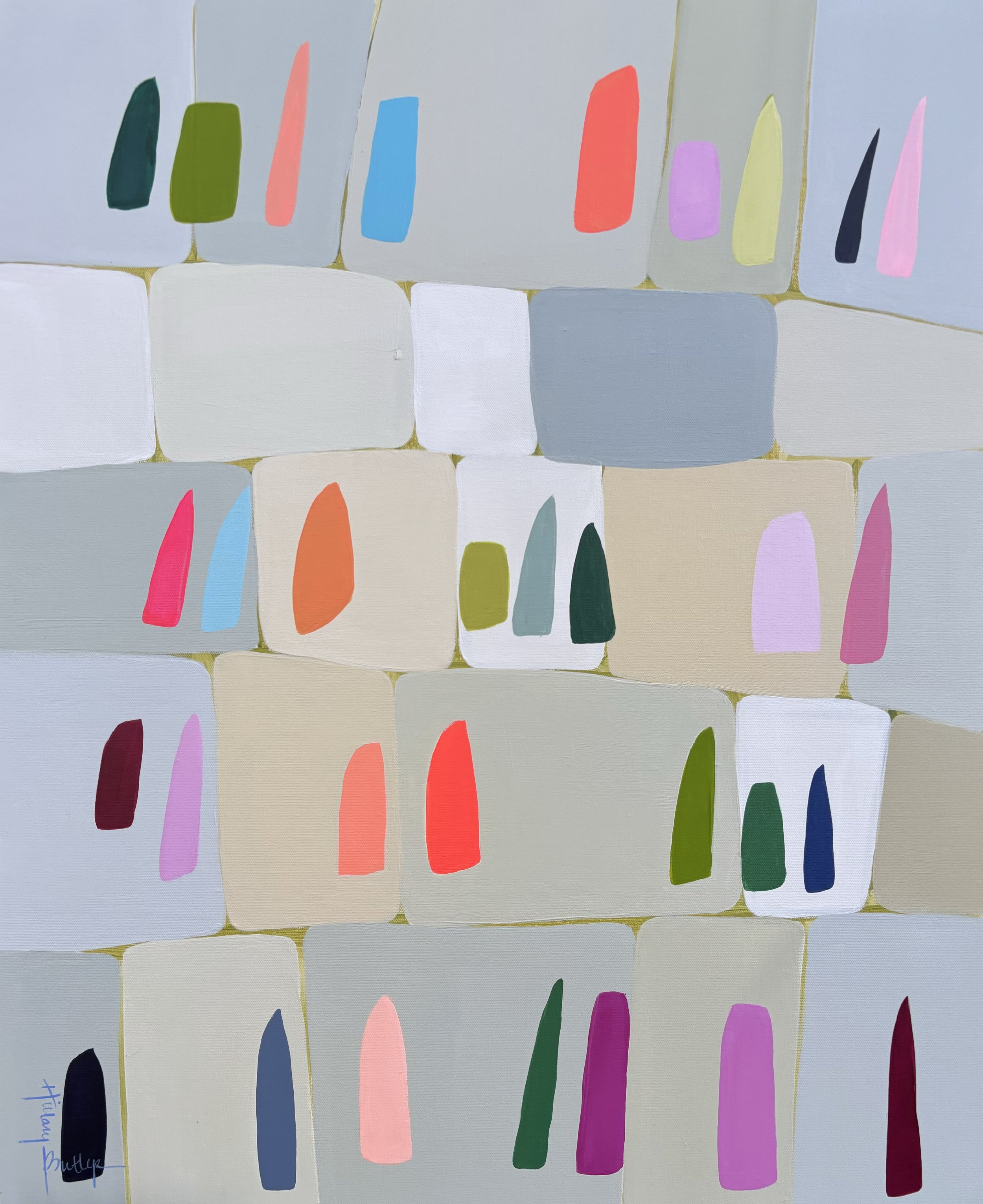 Hillary.Butler.Howdy.Rowdies.Abstract.Art.24x30.jpg