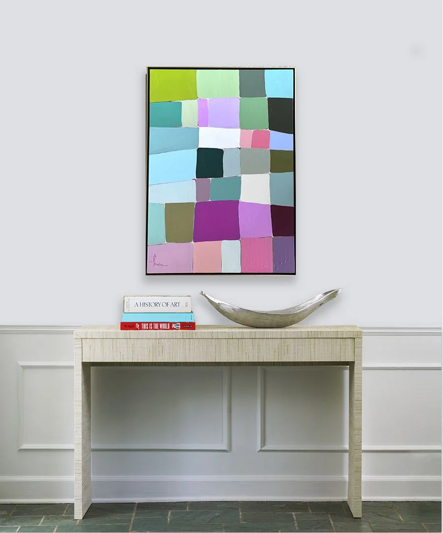 Hillary-Butler-abstract-art-Begging-you-please-24x36-framed-in-setting.jpg