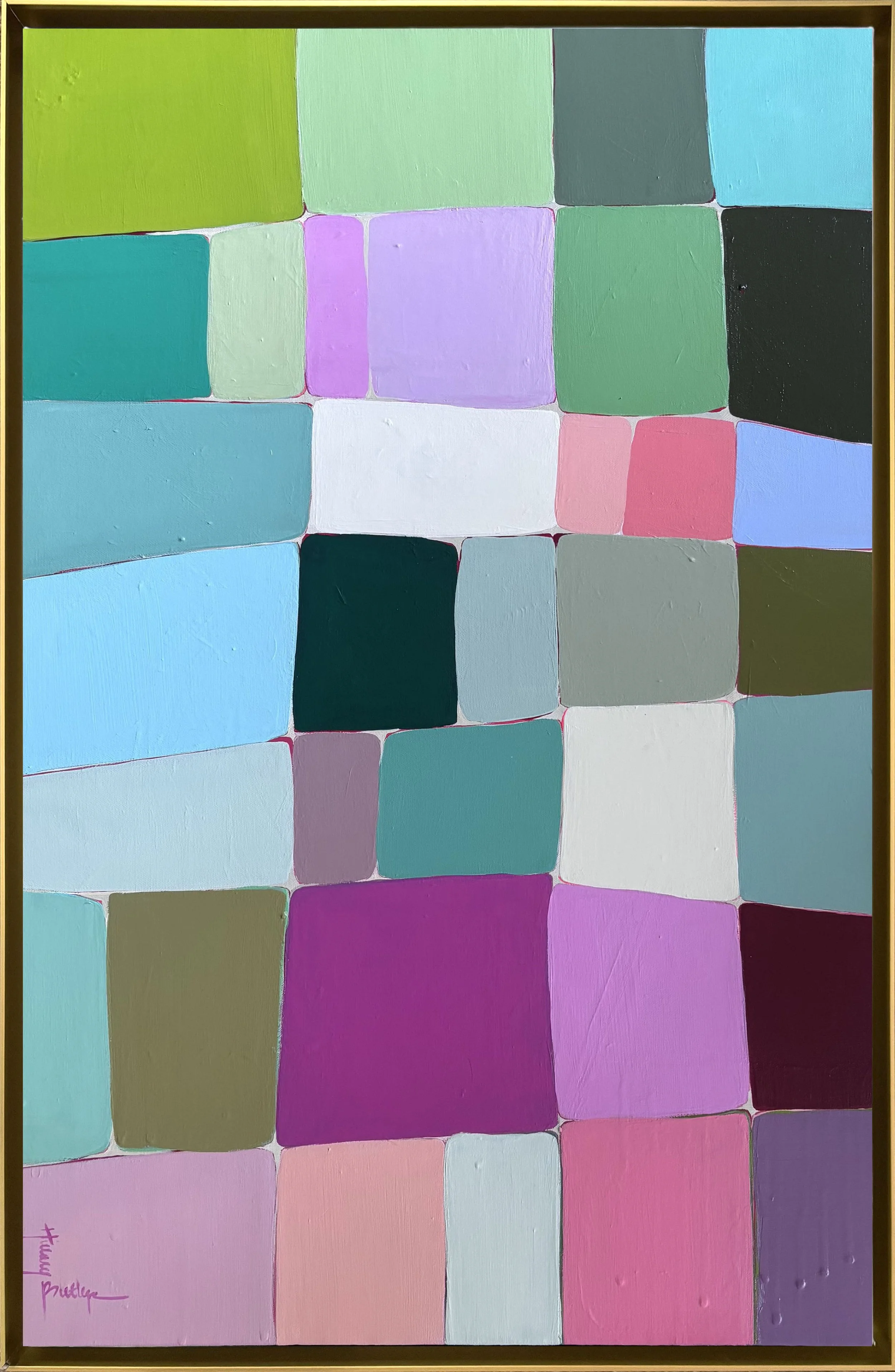 Hillary-Butler-abstract-art-Begging-you-please-24x36-framed.jpg