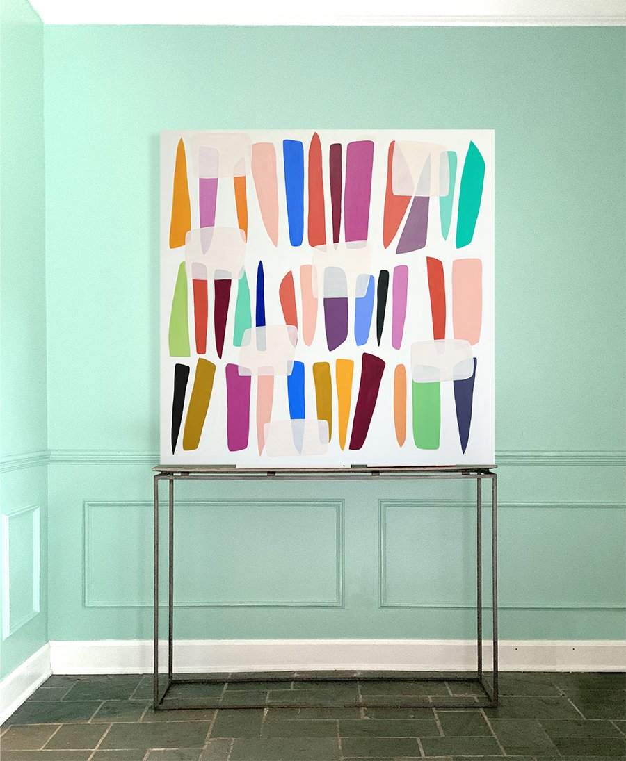 HIllary-Butler-Art-Abstract-Fancy-Feast-48x48-in-scene.jpg