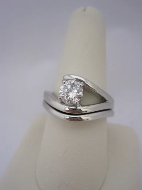 Platinum and Diamond Bridal Set
