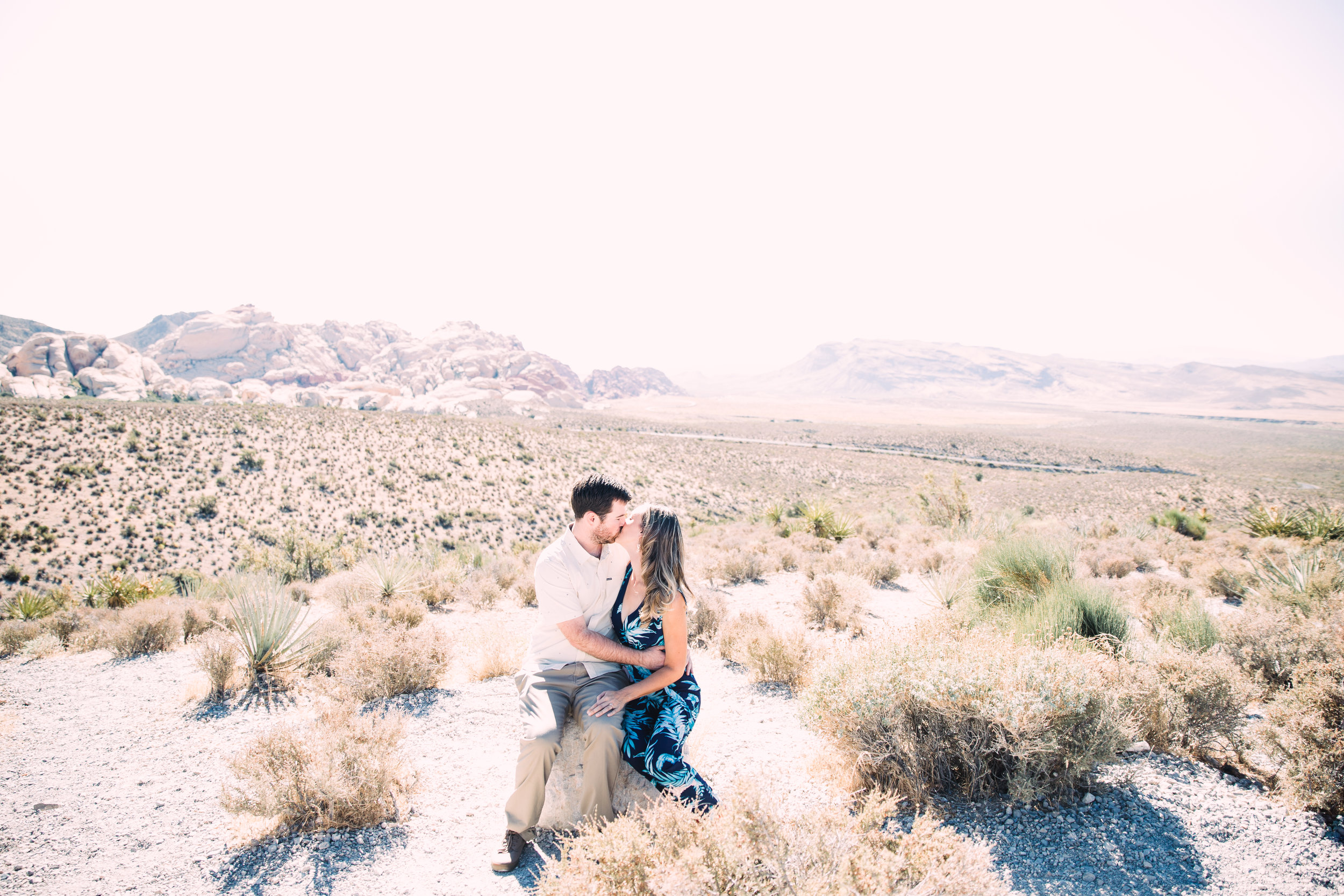red rock canyon engagement session