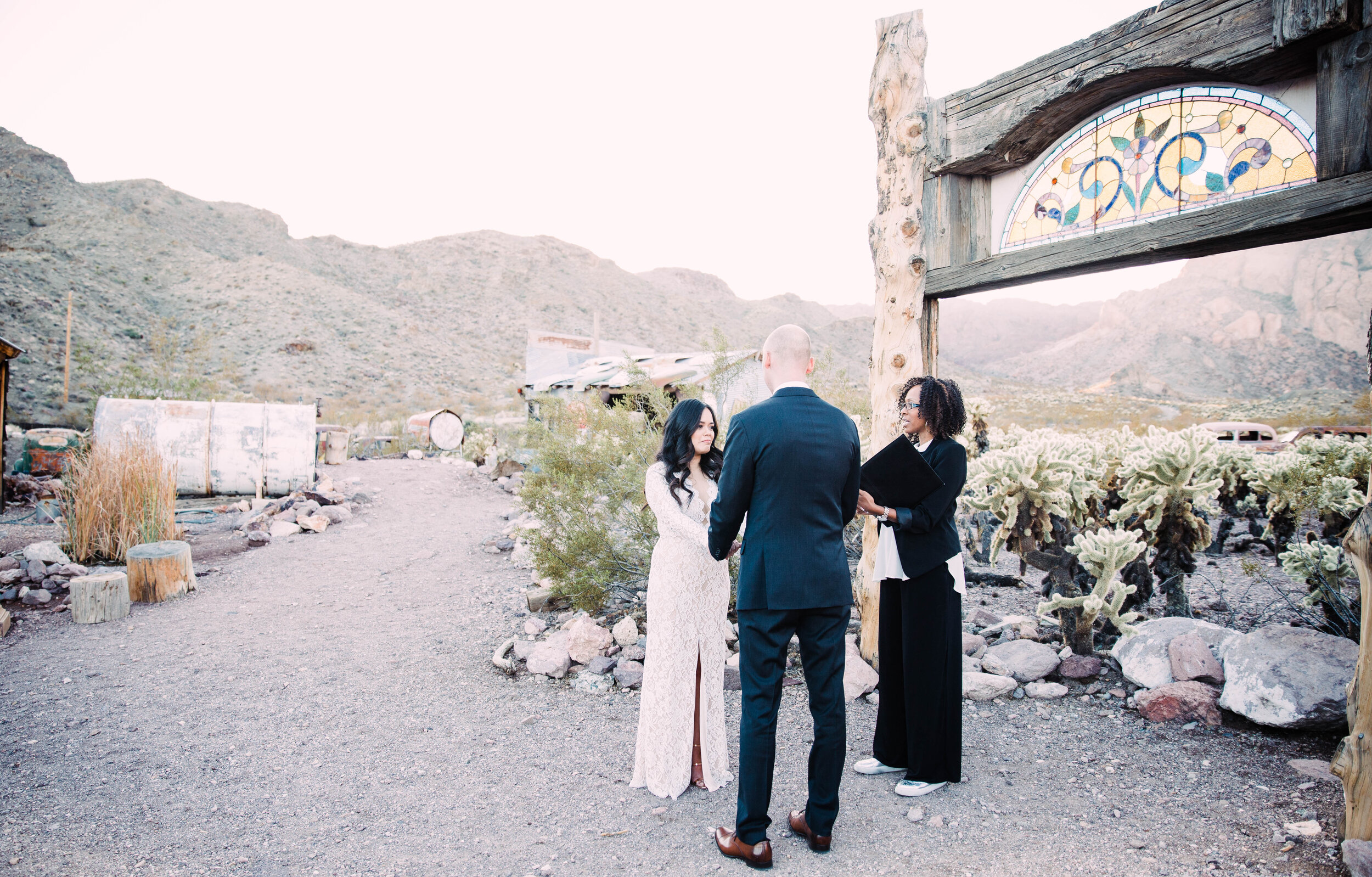 ghost town wedding