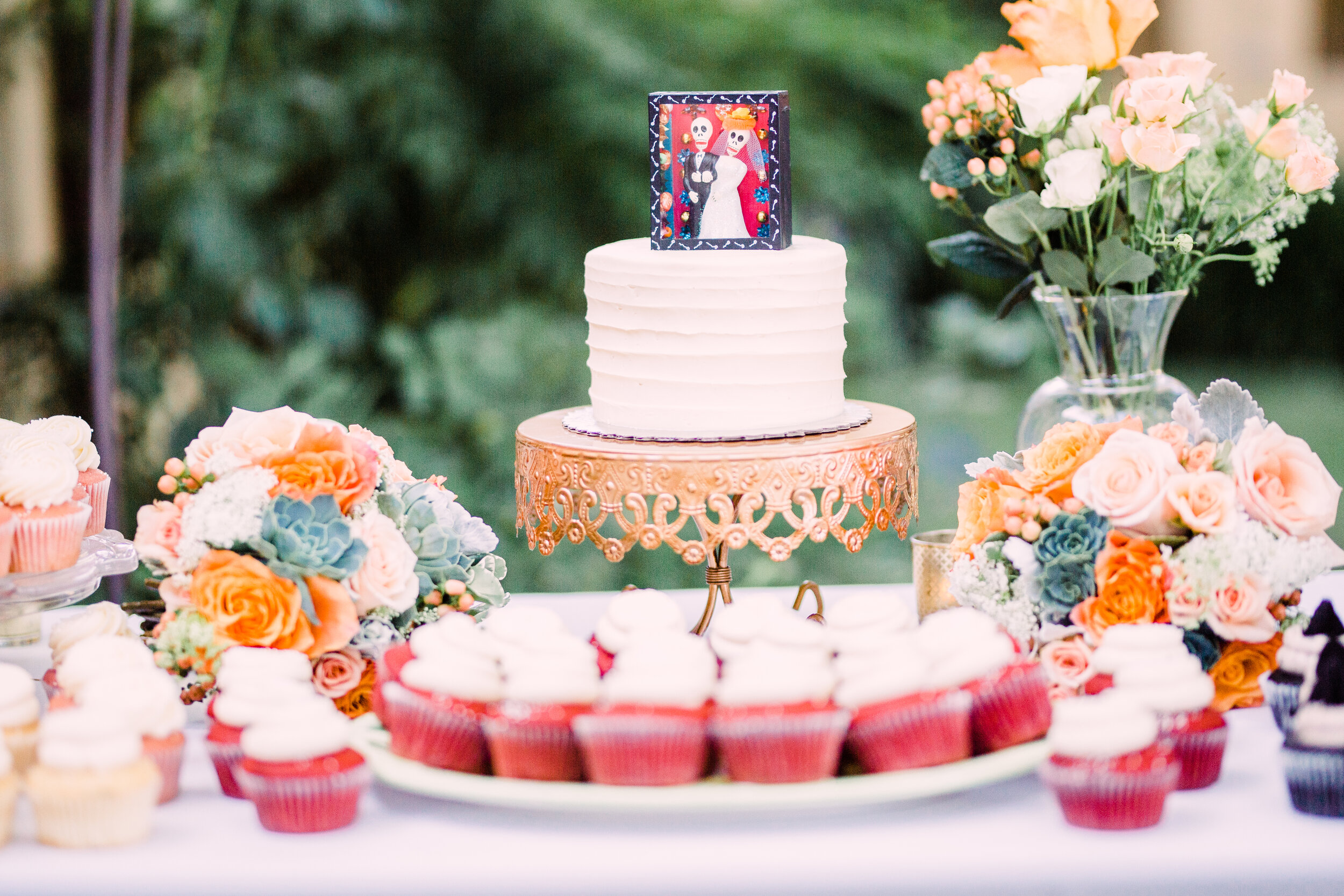 Day of the Dead Wedding Cake