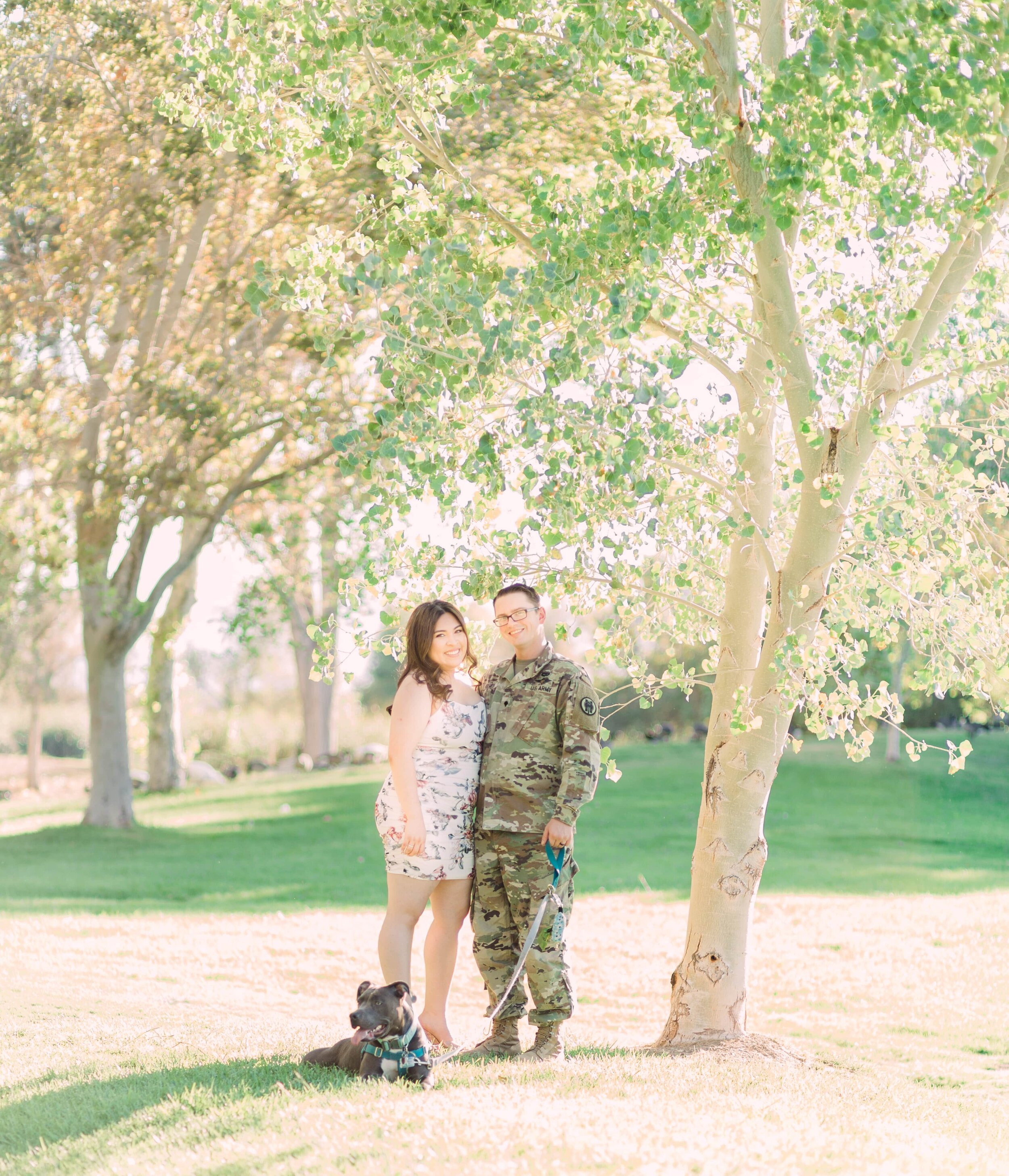 Beautiful Engagement Photos at Floyd Lamb Park