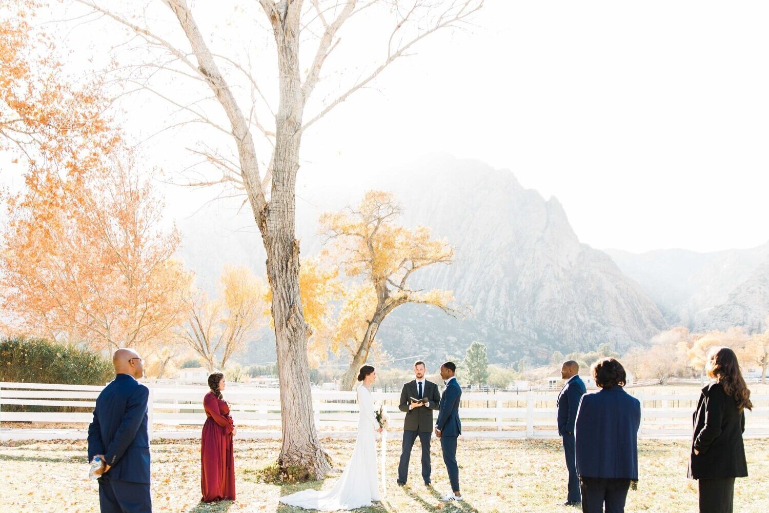 spring mountain ranch wedding